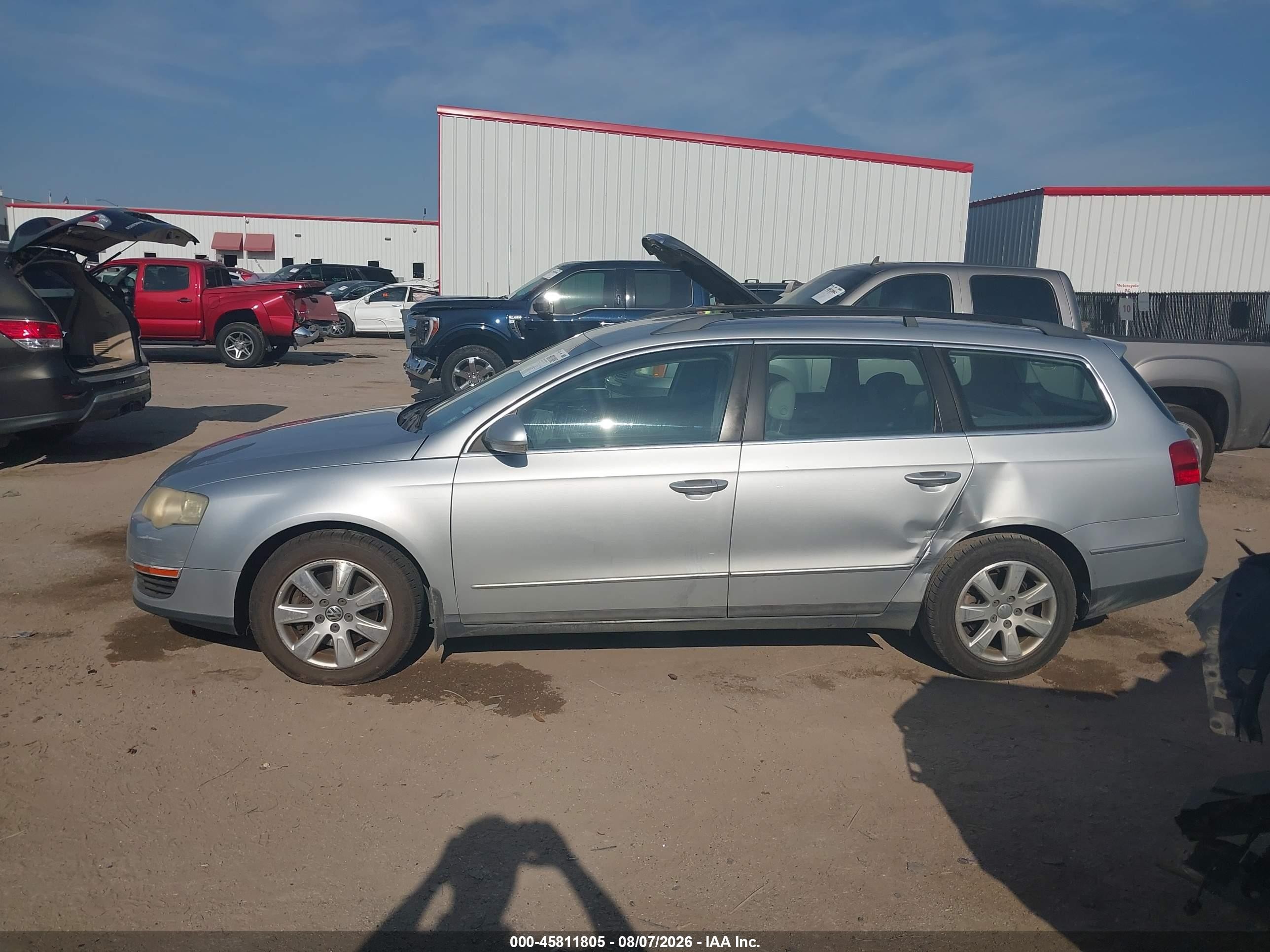 2007 Volkswagen Passat 2.0t Gray vin: WVWLK93C47E005121