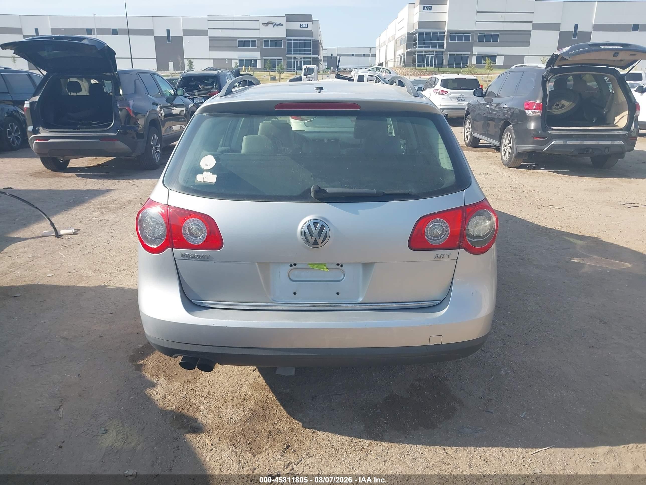 2007 Volkswagen Passat 2.0t Gray vin: WVWLK93C47E005121