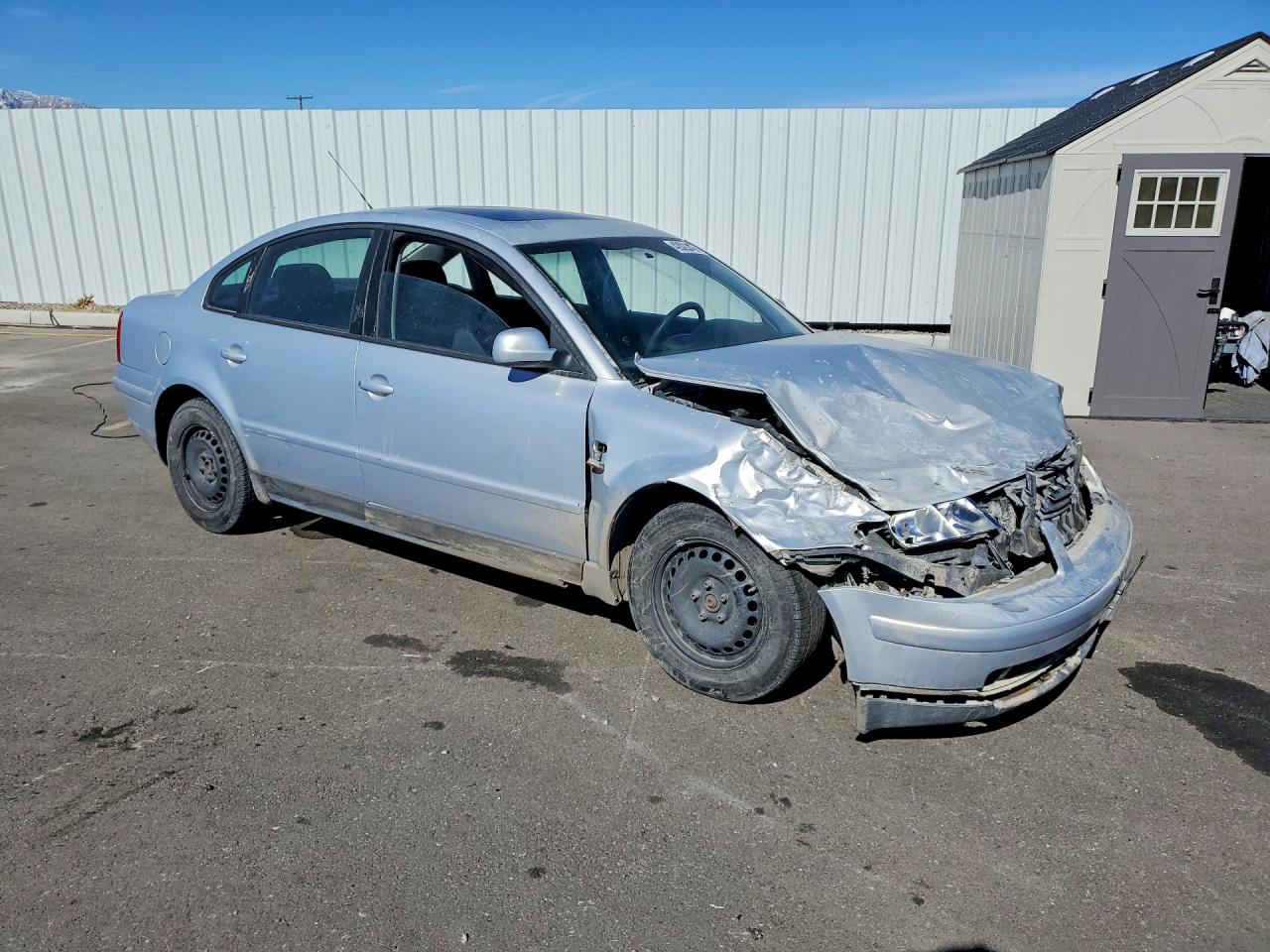 1998 Volkswagen Passat Gls Silver vin: WVWMA63B0WE163032