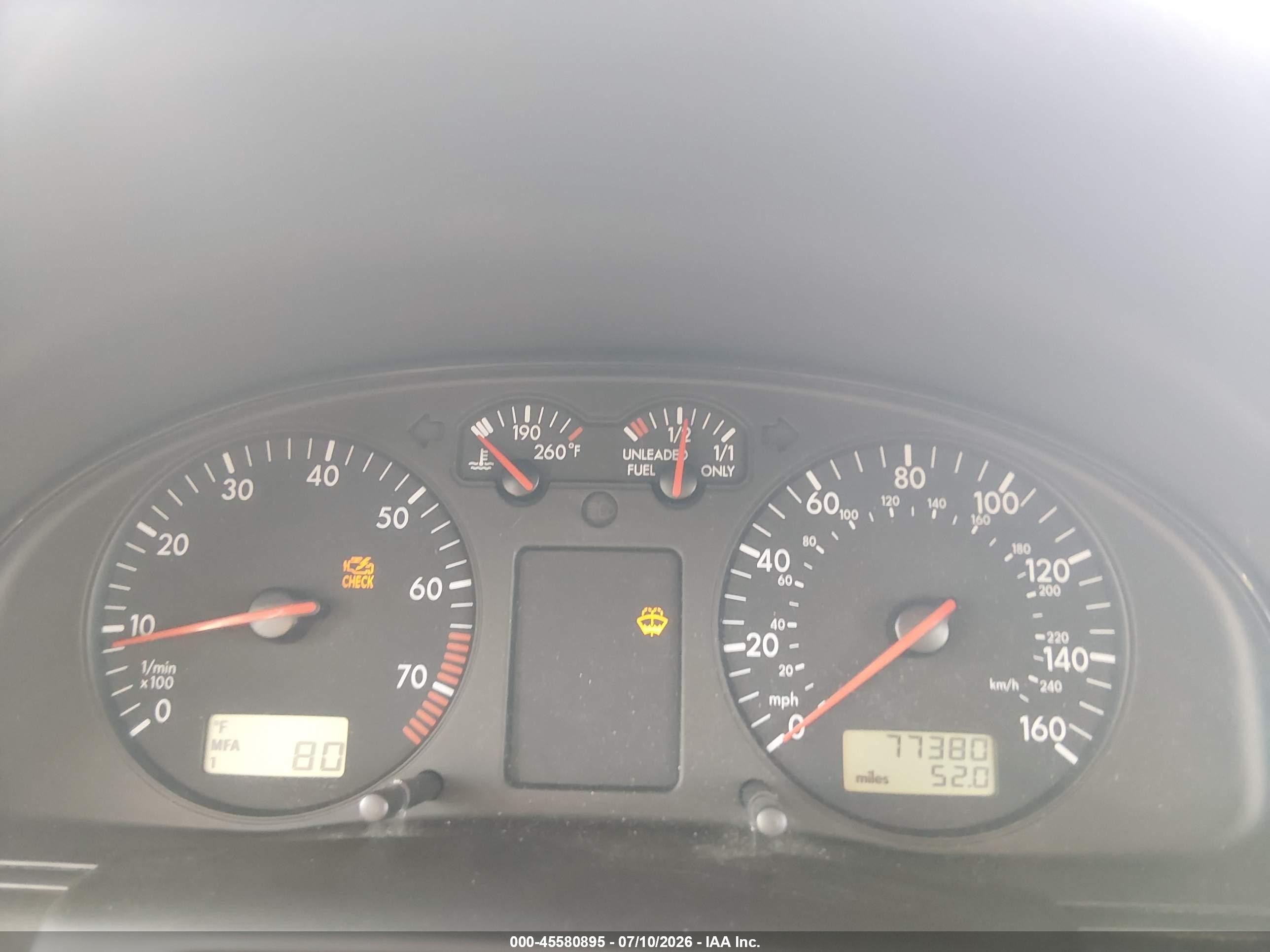 1999 Volkswagen Passat Gls Бежевый vin: WVWMA63B2XE287790