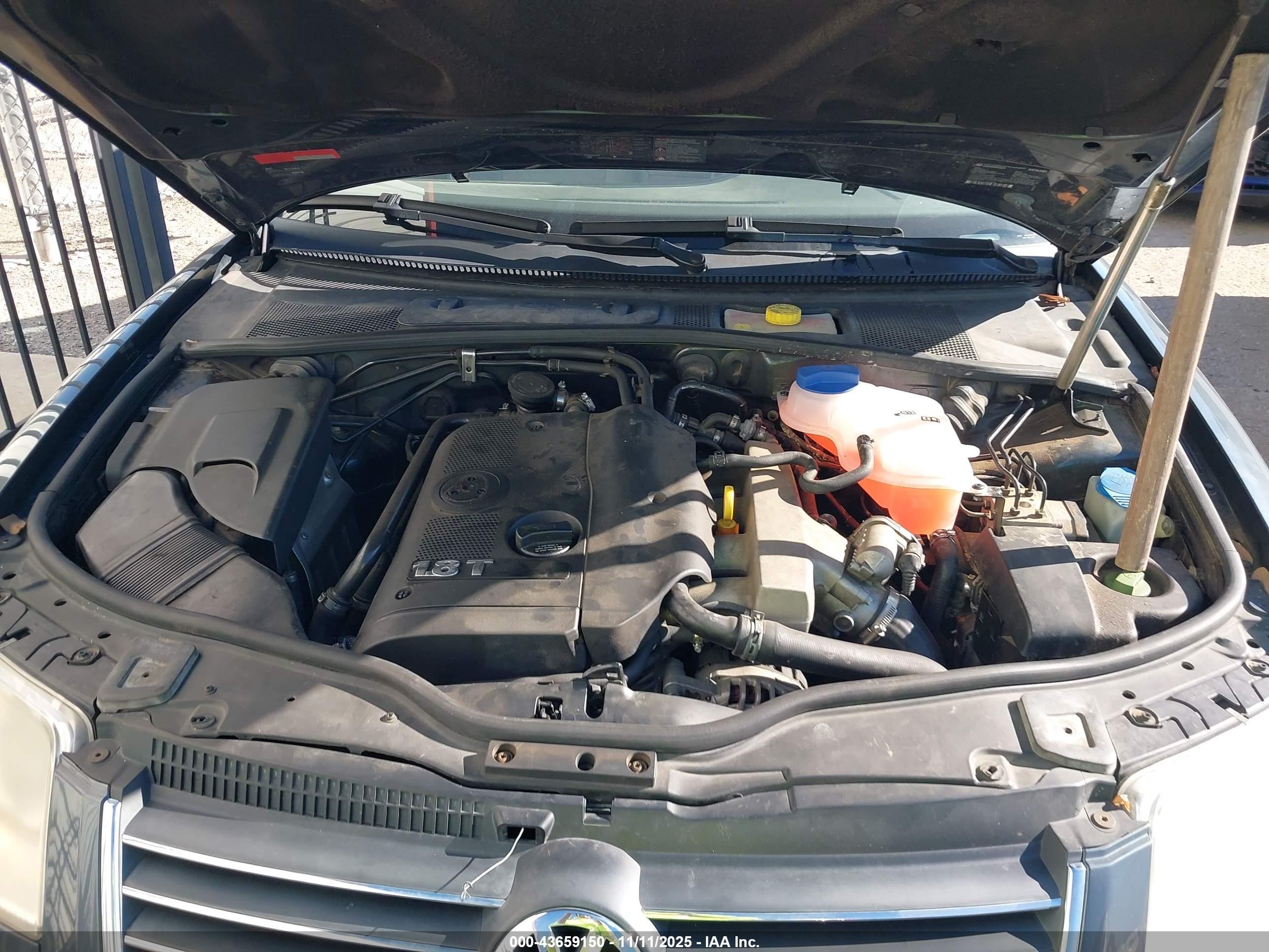 2003 Volkswagen Passat Gl Gray vin: WVWMD63B53P192839