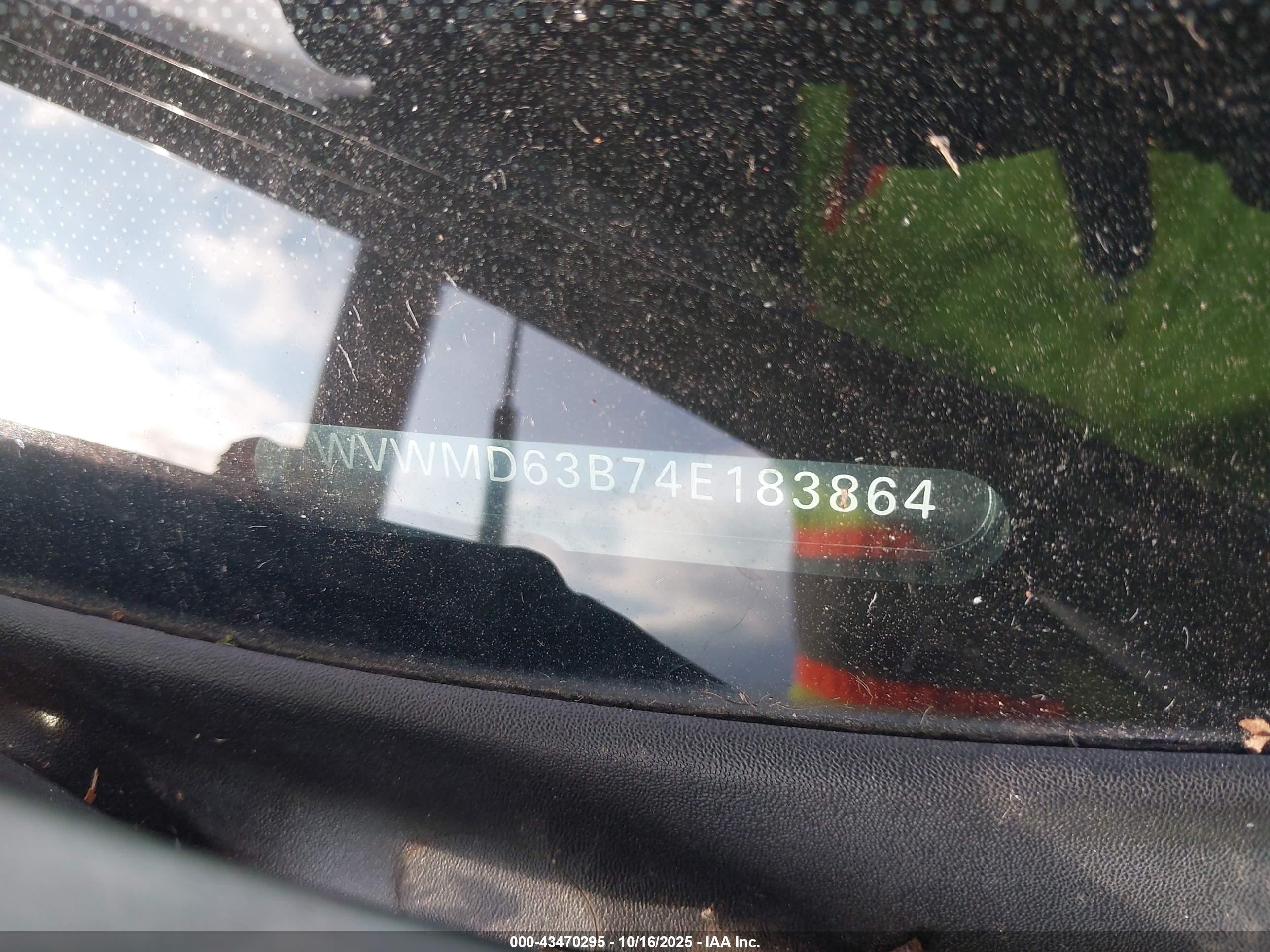 2004 Volkswagen Passat Gl Серебряный vin: WVWMD63B74E183864