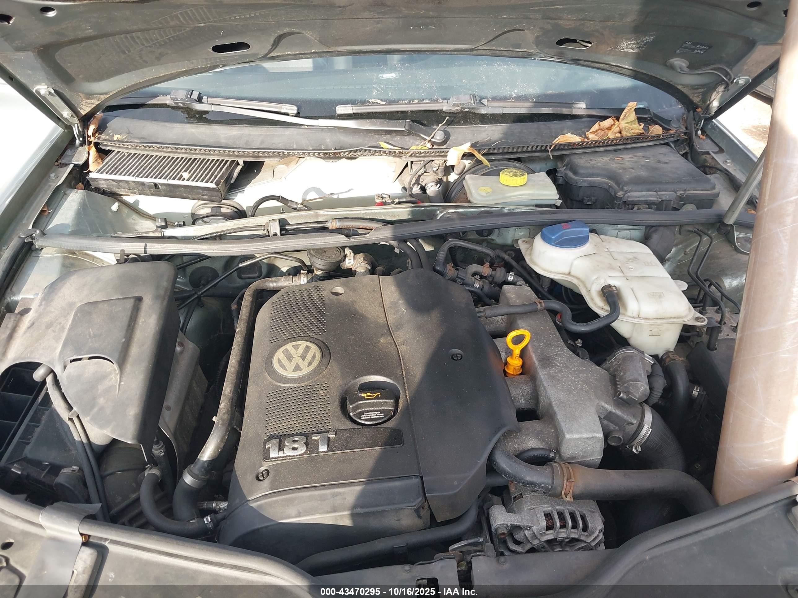 2004 Volkswagen Passat Gl Серебряный vin: WVWMD63B74E183864