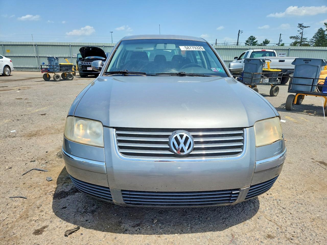 2004 Volkswagen Passat Gl Gray vin: WVWMD63B84P050728