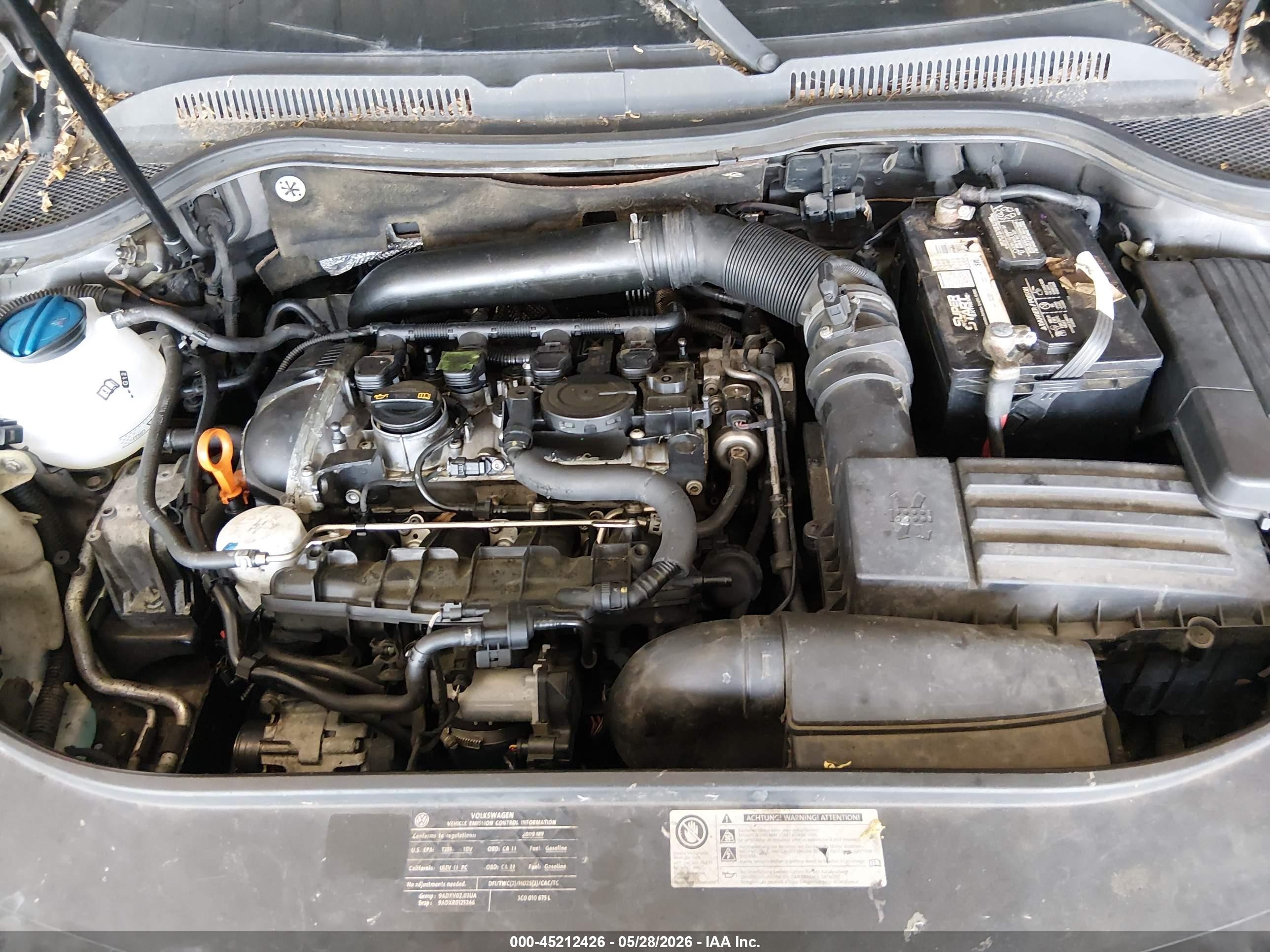 2009 Volkswagen Cc Sport Gray vin: WVWML73C09E537698