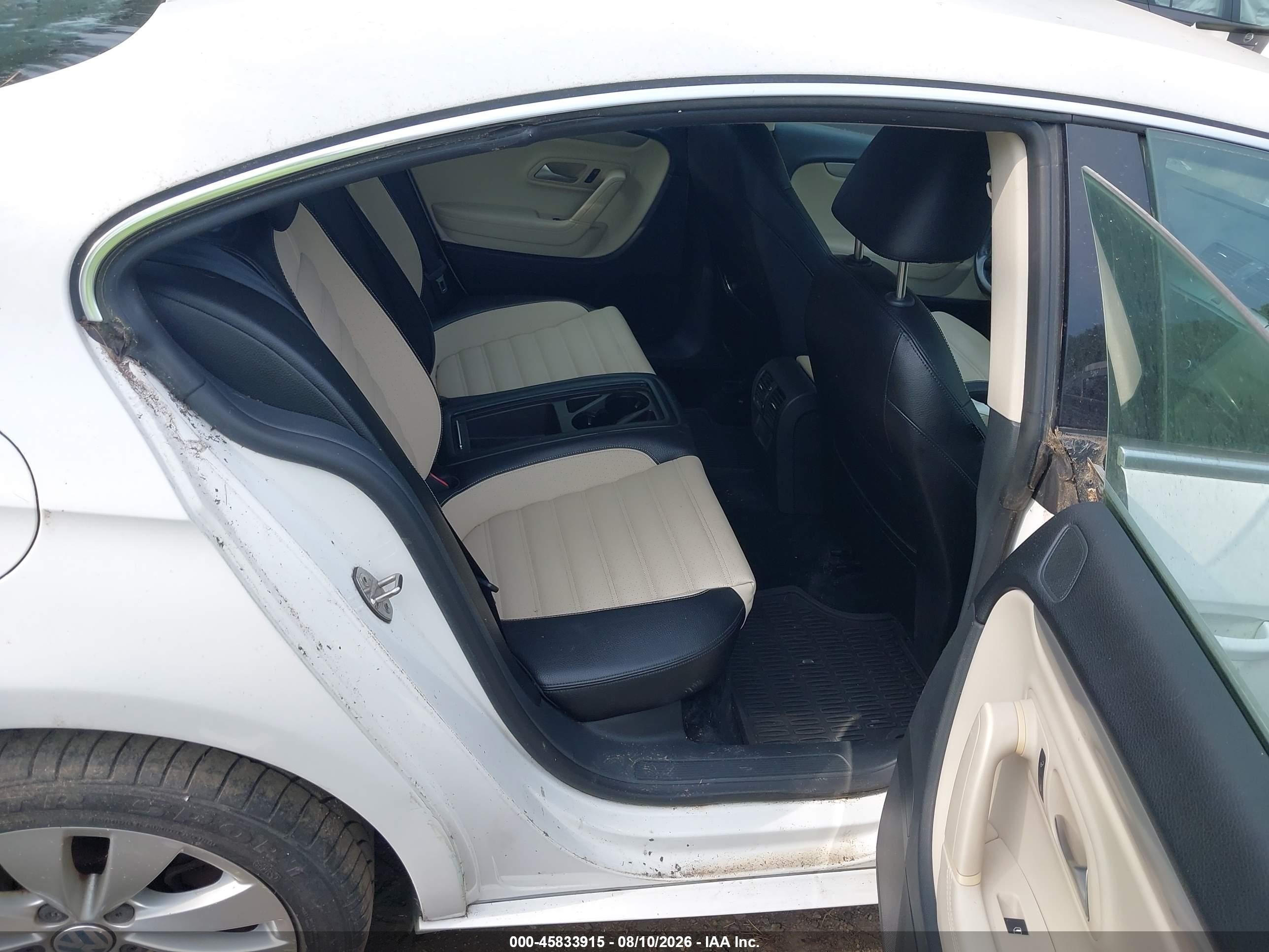 2009 Volkswagen Cc Sport White vin: WVWML73C09E567932