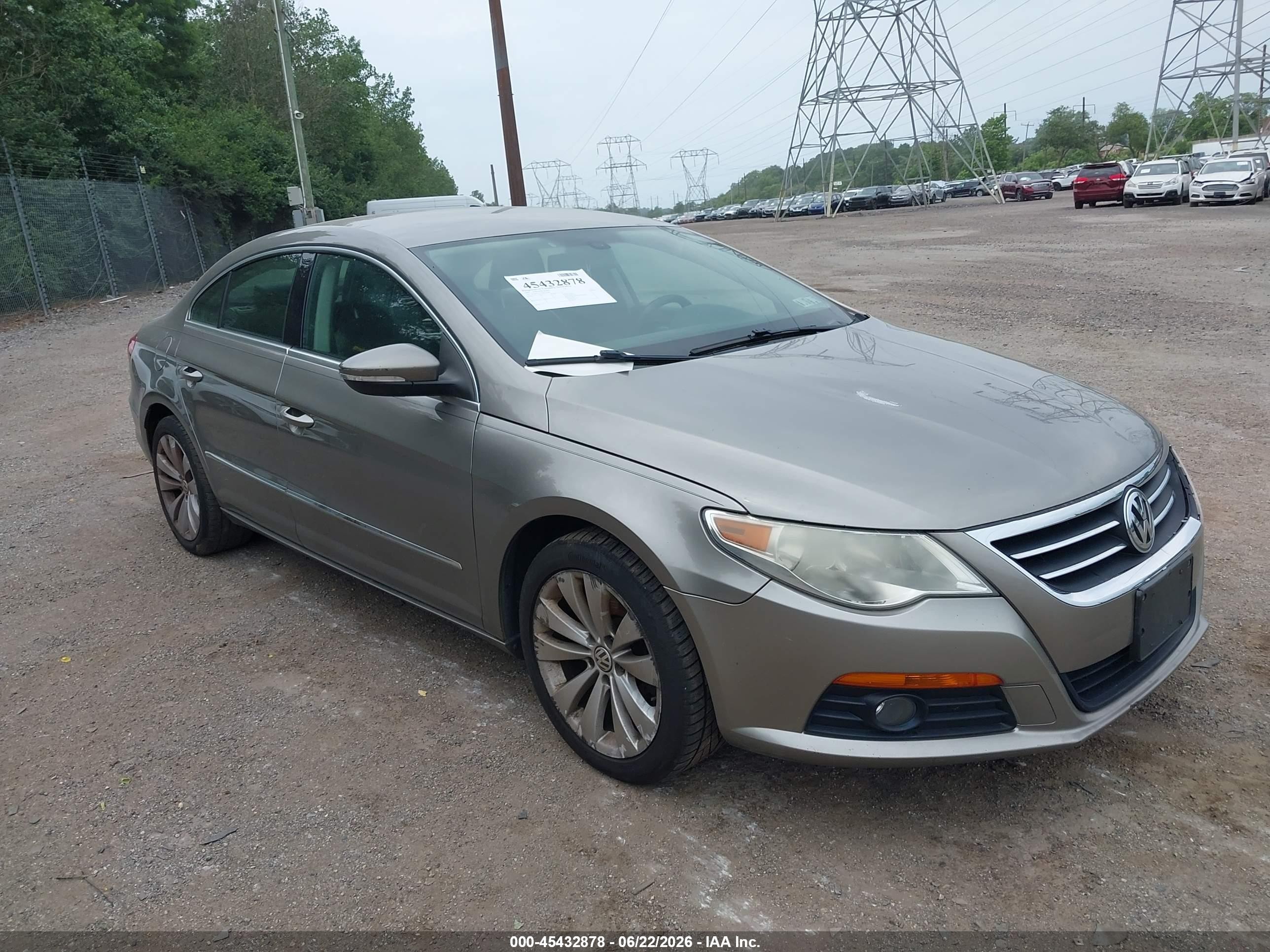 2009 Volkswagen Cc Sport Золотой vin: WVWML73C29E530784