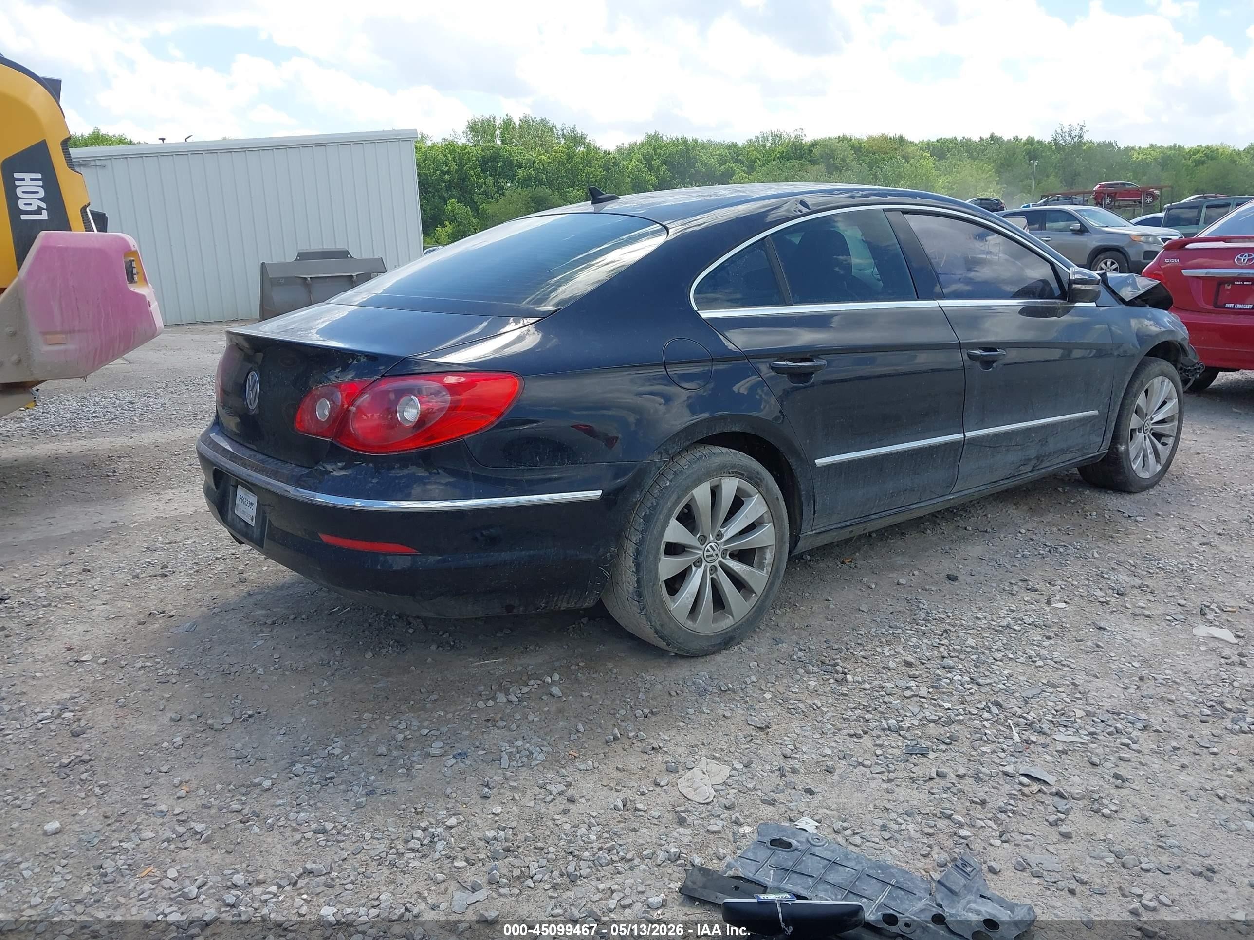 2009 Volkswagen Cc Sport Черный vin: WVWML73C99E518535