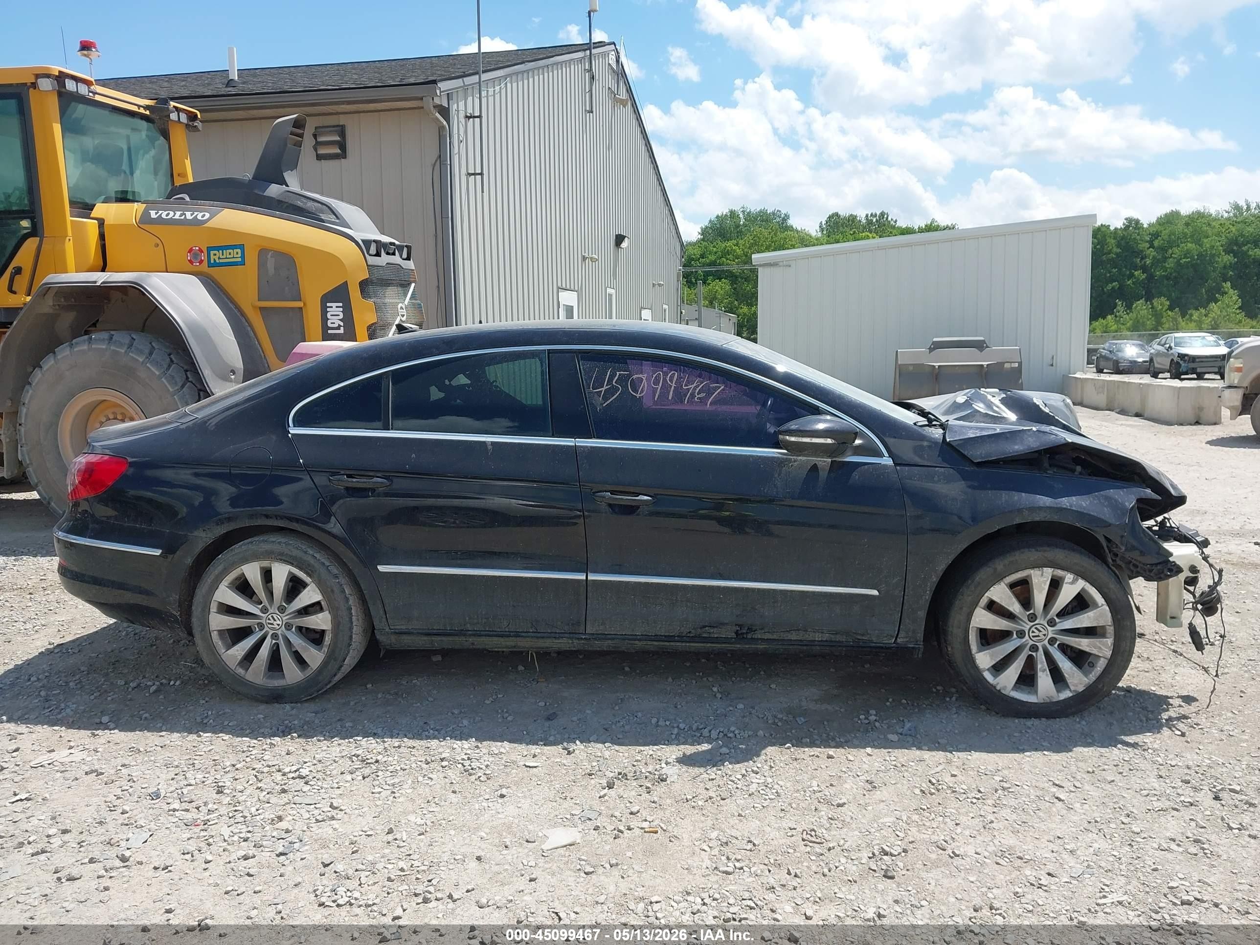 2009 Volkswagen Cc Sport Черный vin: WVWML73C99E518535