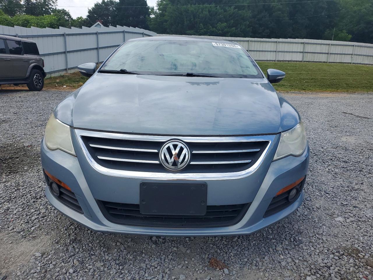2009 Volkswagen Cc Blue vin: WVWML73CX9E532881