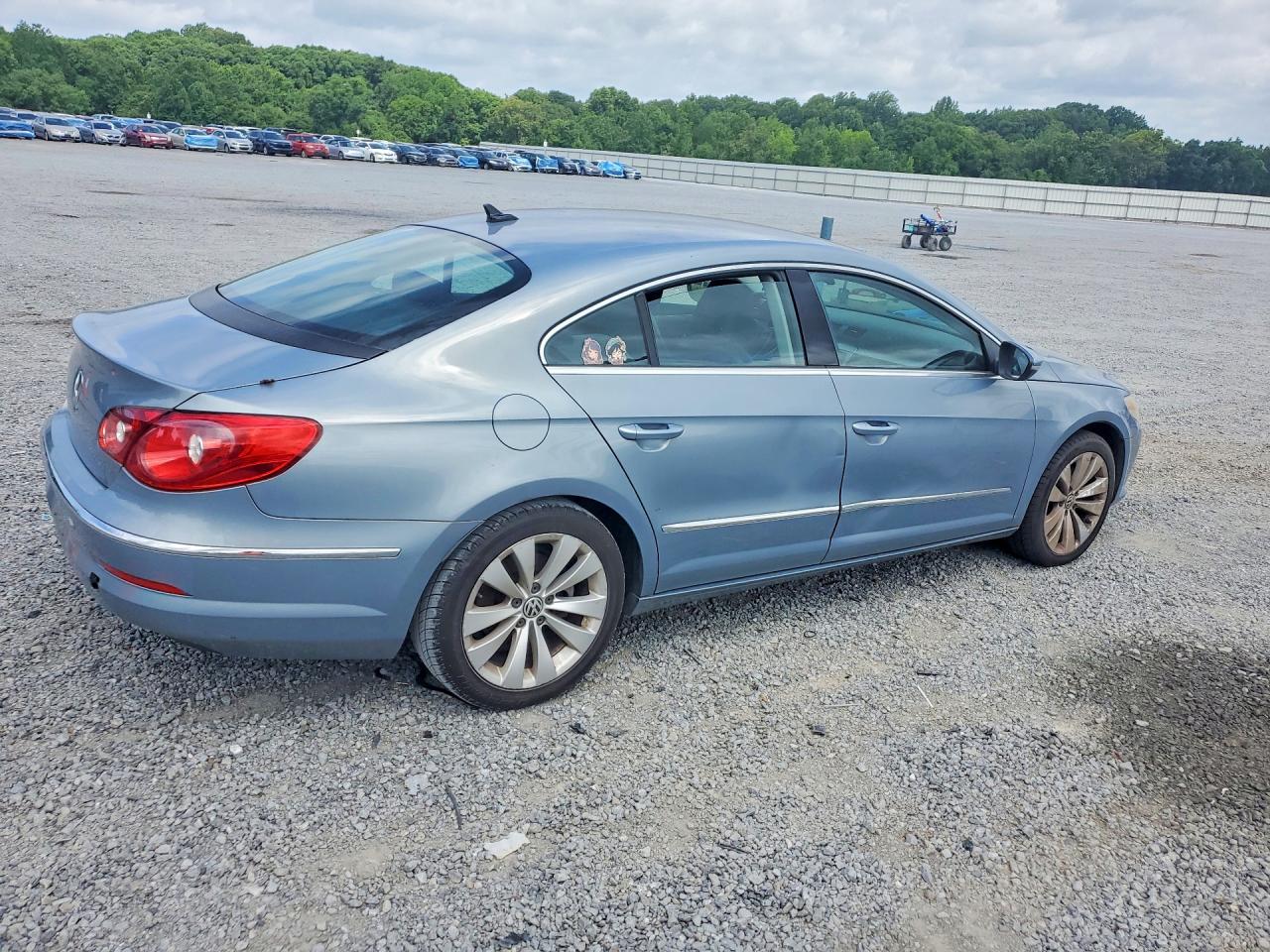 2009 Volkswagen Cc Blue vin: WVWML73CX9E532881