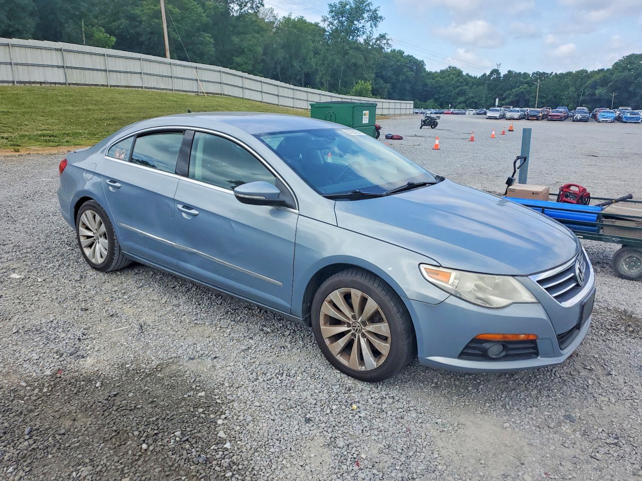 2009 Volkswagen Cc Blue vin: WVWML73CX9E532881