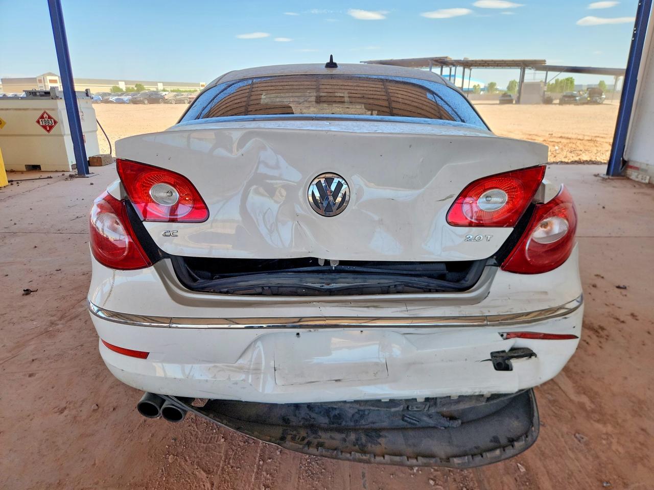 2010 Volkswagen Cc Sport White vin: WVWML7AN0AE512485