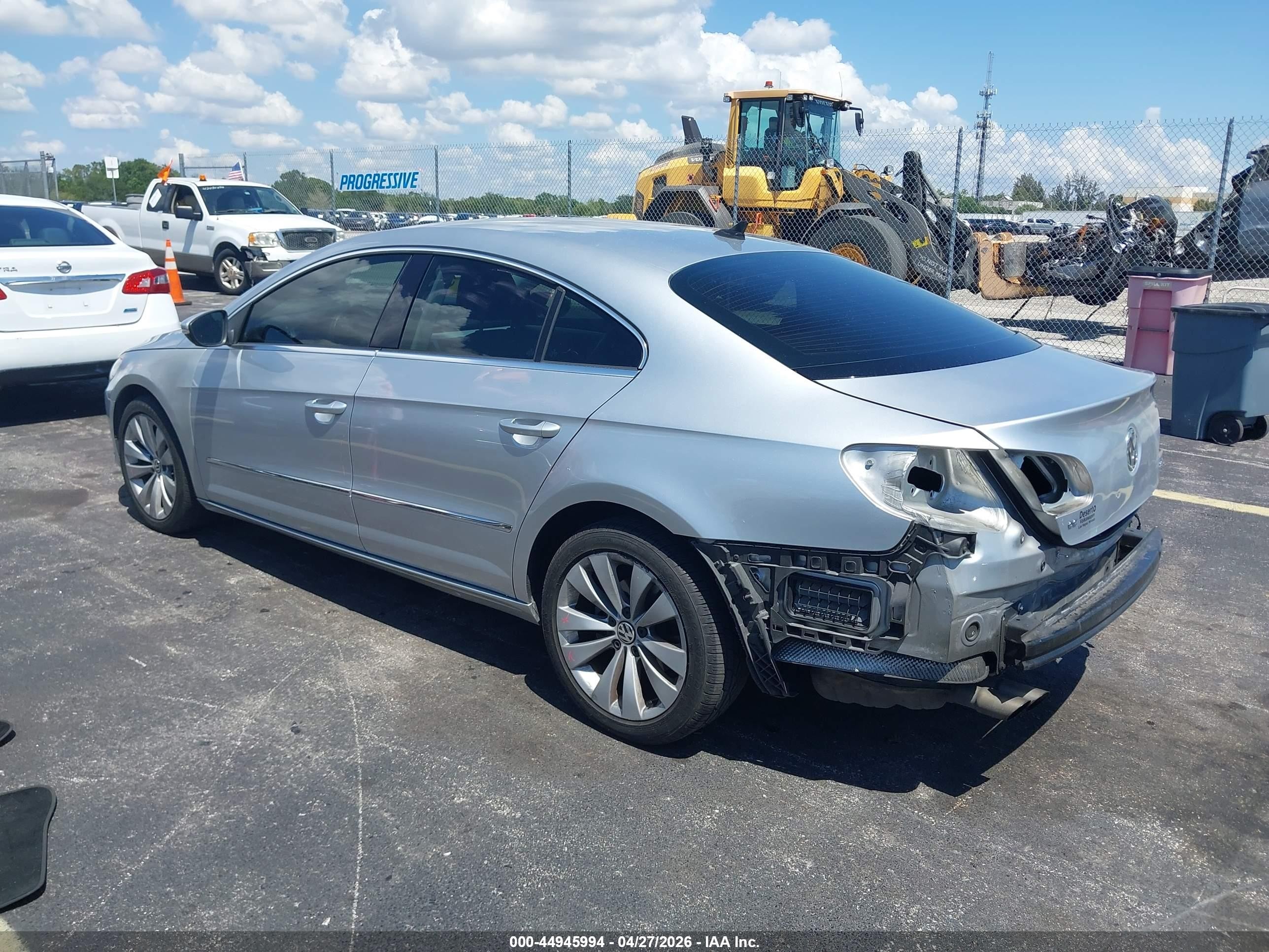 2010 Volkswagen Cc Sport Silver vin: WVWML7AN4AE520055