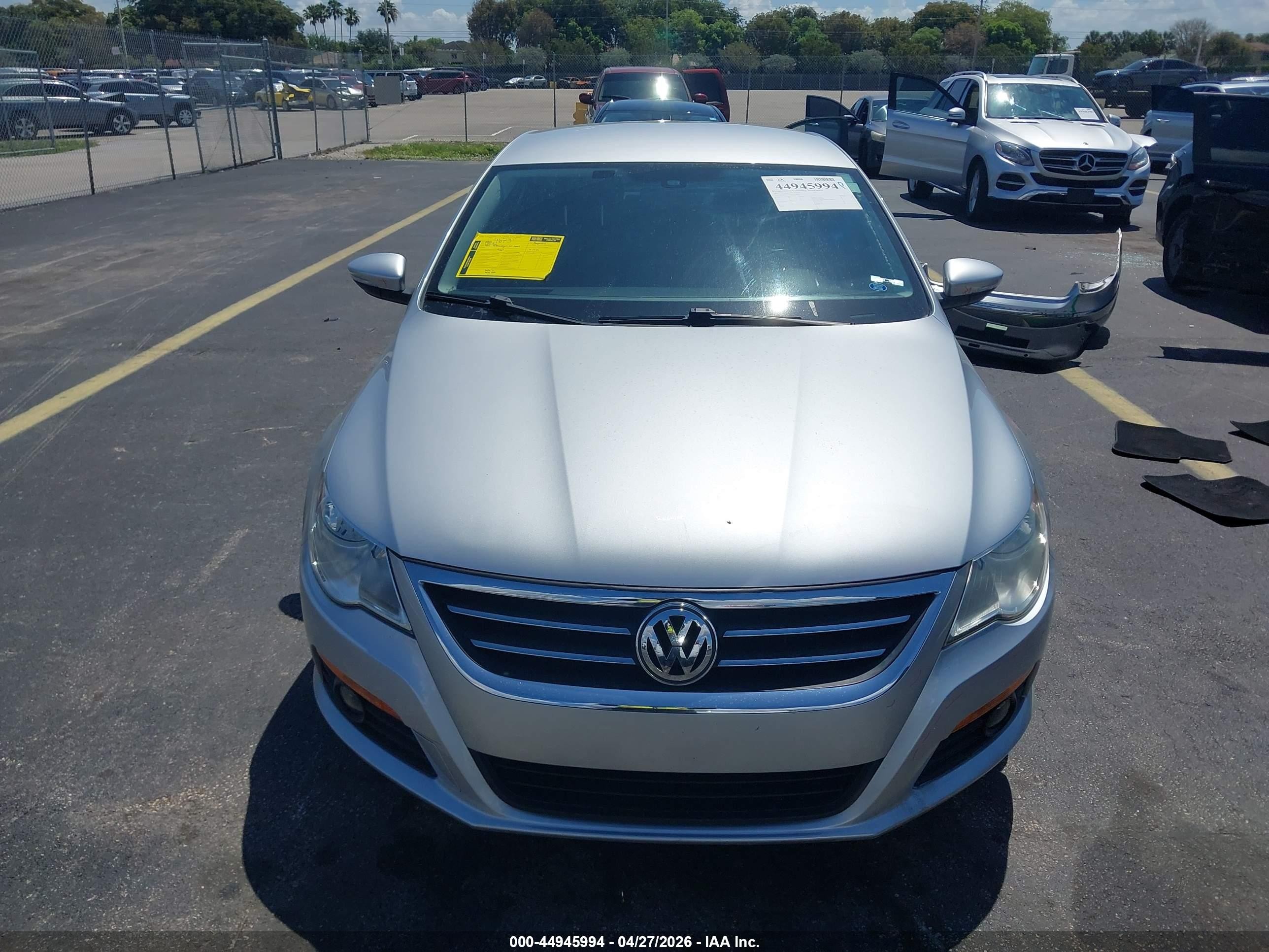 2010 Volkswagen Cc Sport Silver vin: WVWML7AN4AE520055
