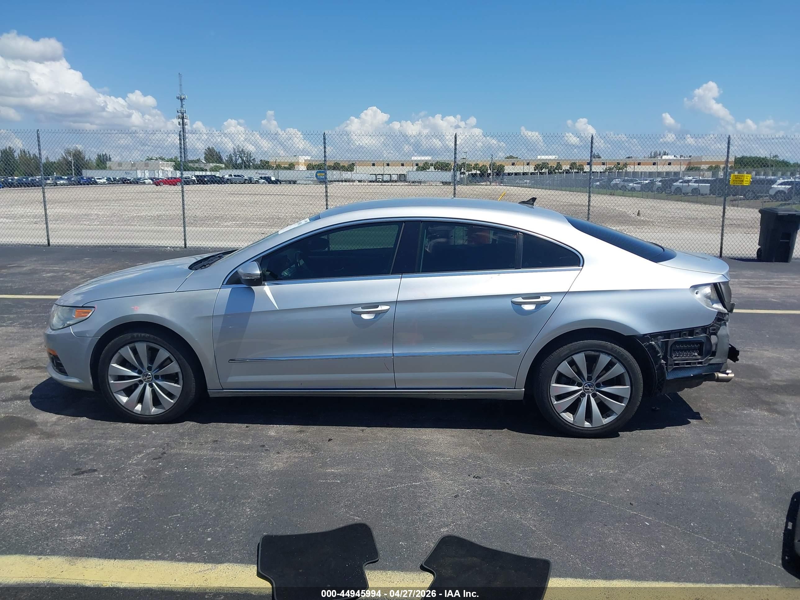 2010 Volkswagen Cc Sport Silver vin: WVWML7AN4AE520055