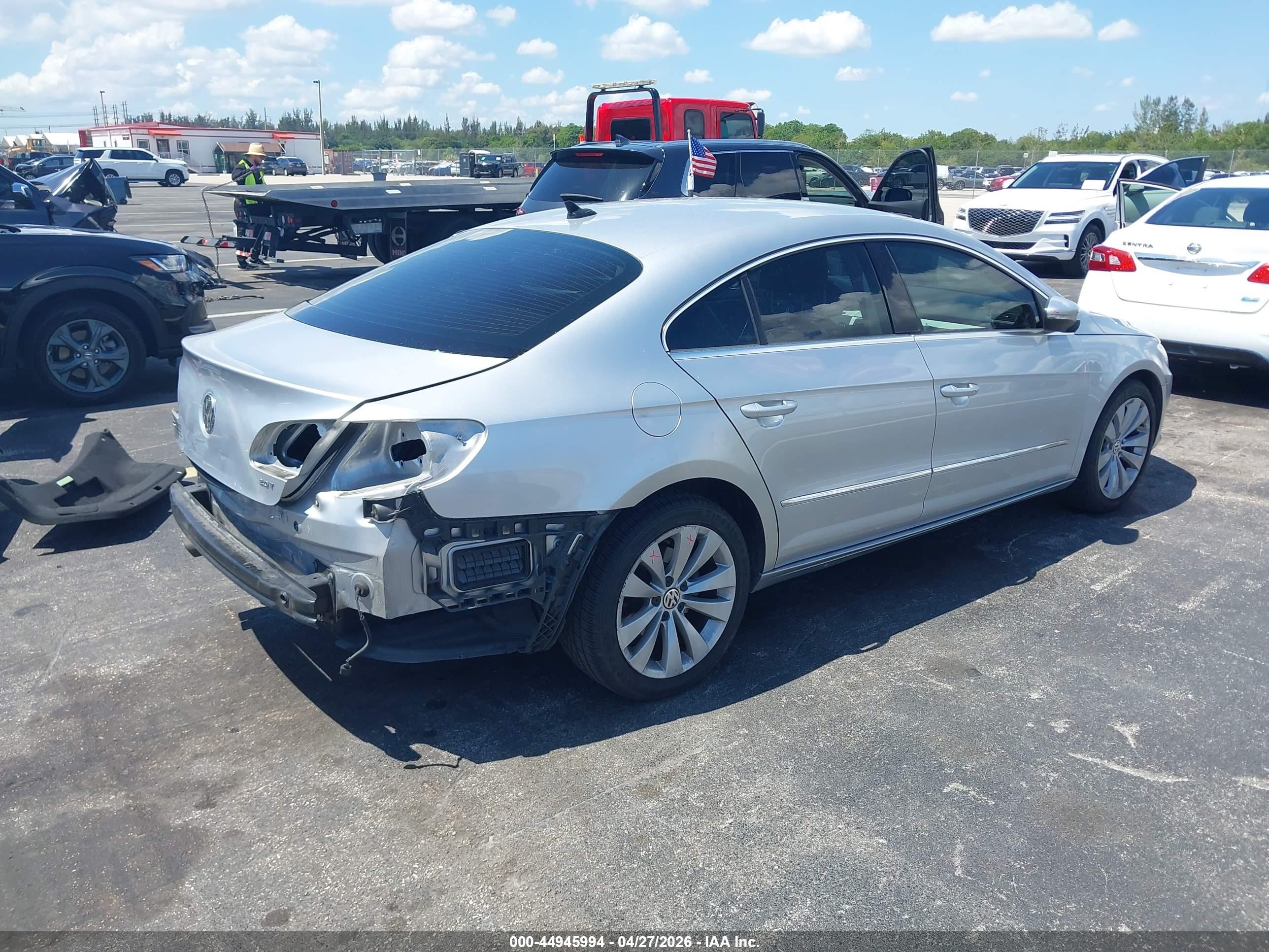 2010 Volkswagen Cc Sport Silver vin: WVWML7AN4AE520055