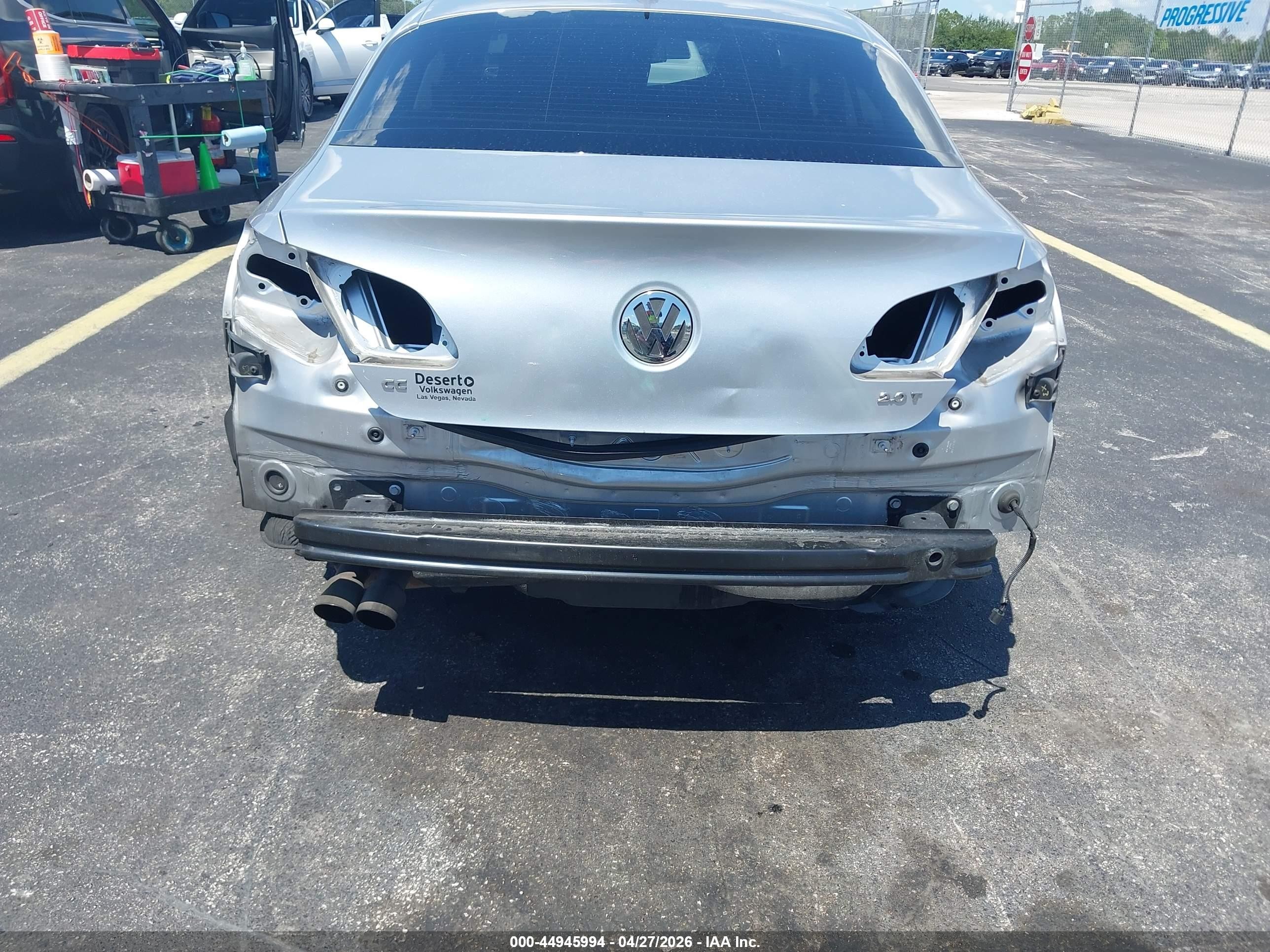 2010 Volkswagen Cc Sport Silver vin: WVWML7AN4AE520055