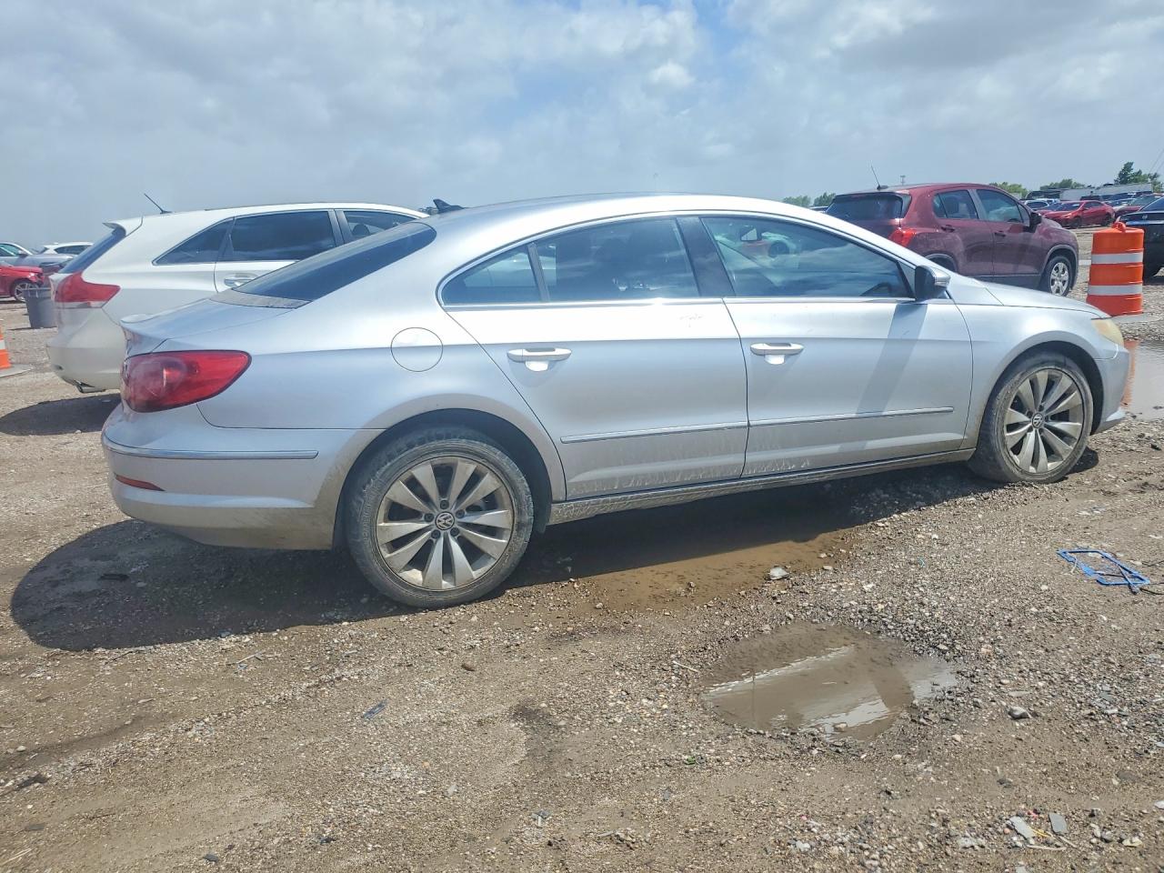 2010 Volkswagen Cc Sport Silver vin: WVWML7AN5AE503765