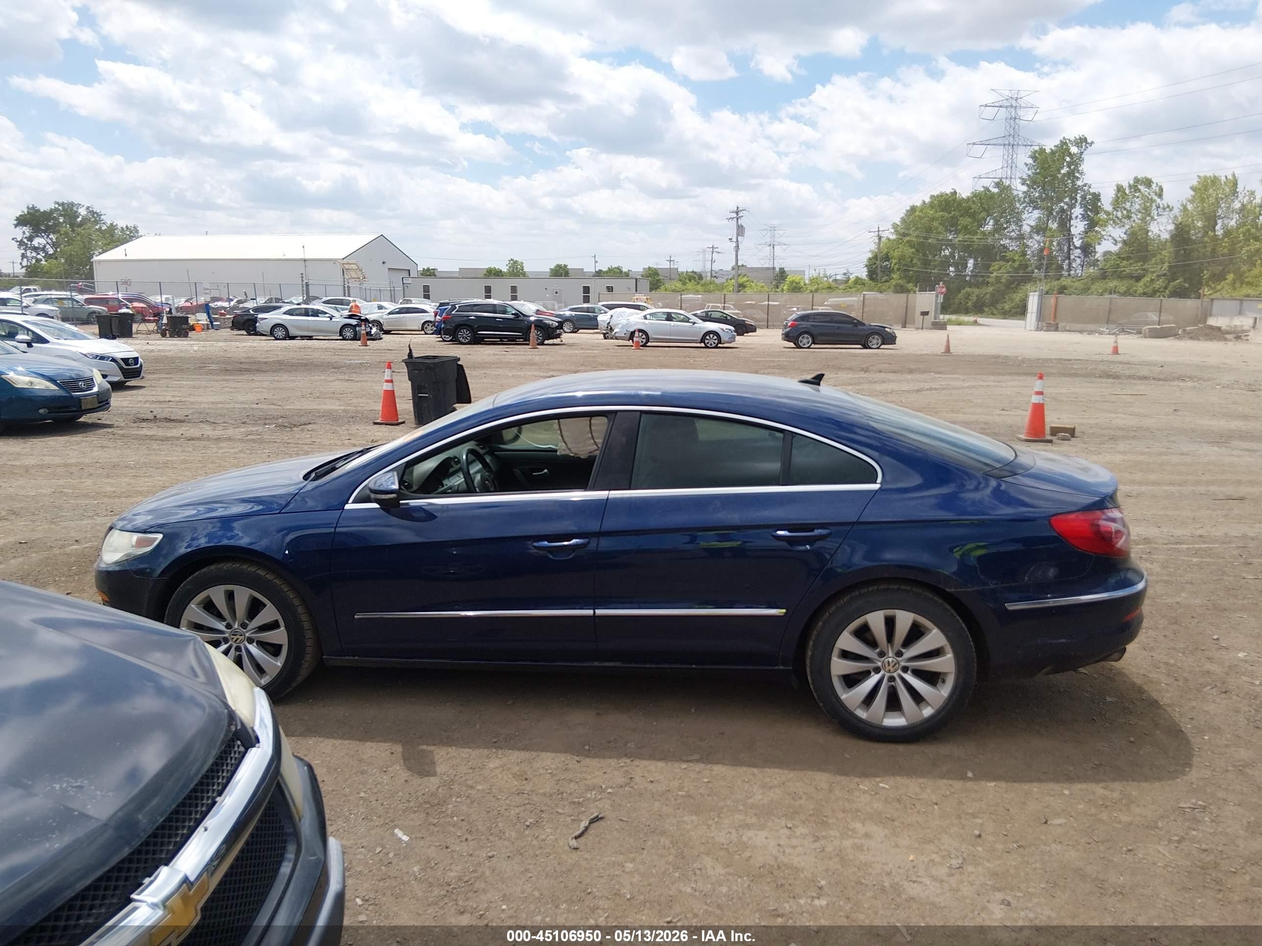 2010 Volkswagen Cc Sport Blue vin: WVWML7AN7AE500544