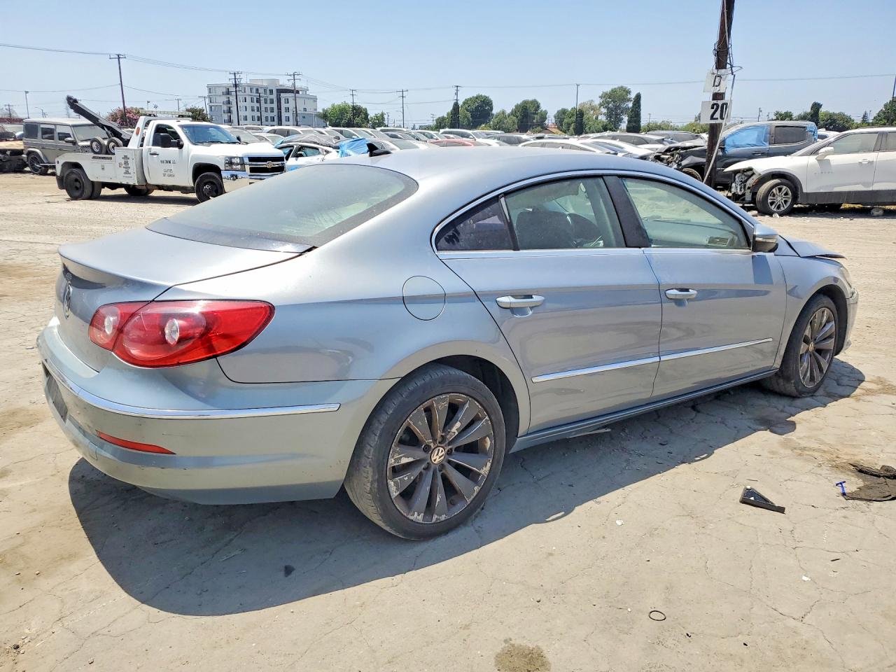 2010 Volkswagen Cc Sport Blue vin: WVWML7AN7AE504772