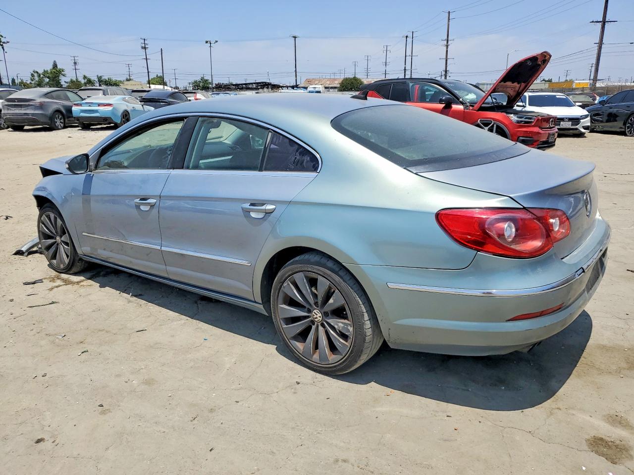 2010 Volkswagen Cc Sport Blue vin: WVWML7AN7AE504772