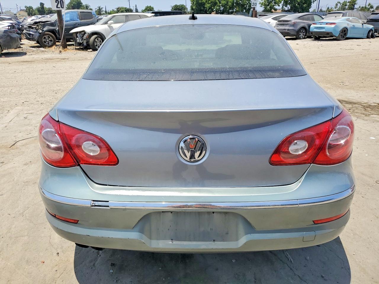 2010 Volkswagen Cc Sport Blue vin: WVWML7AN7AE504772