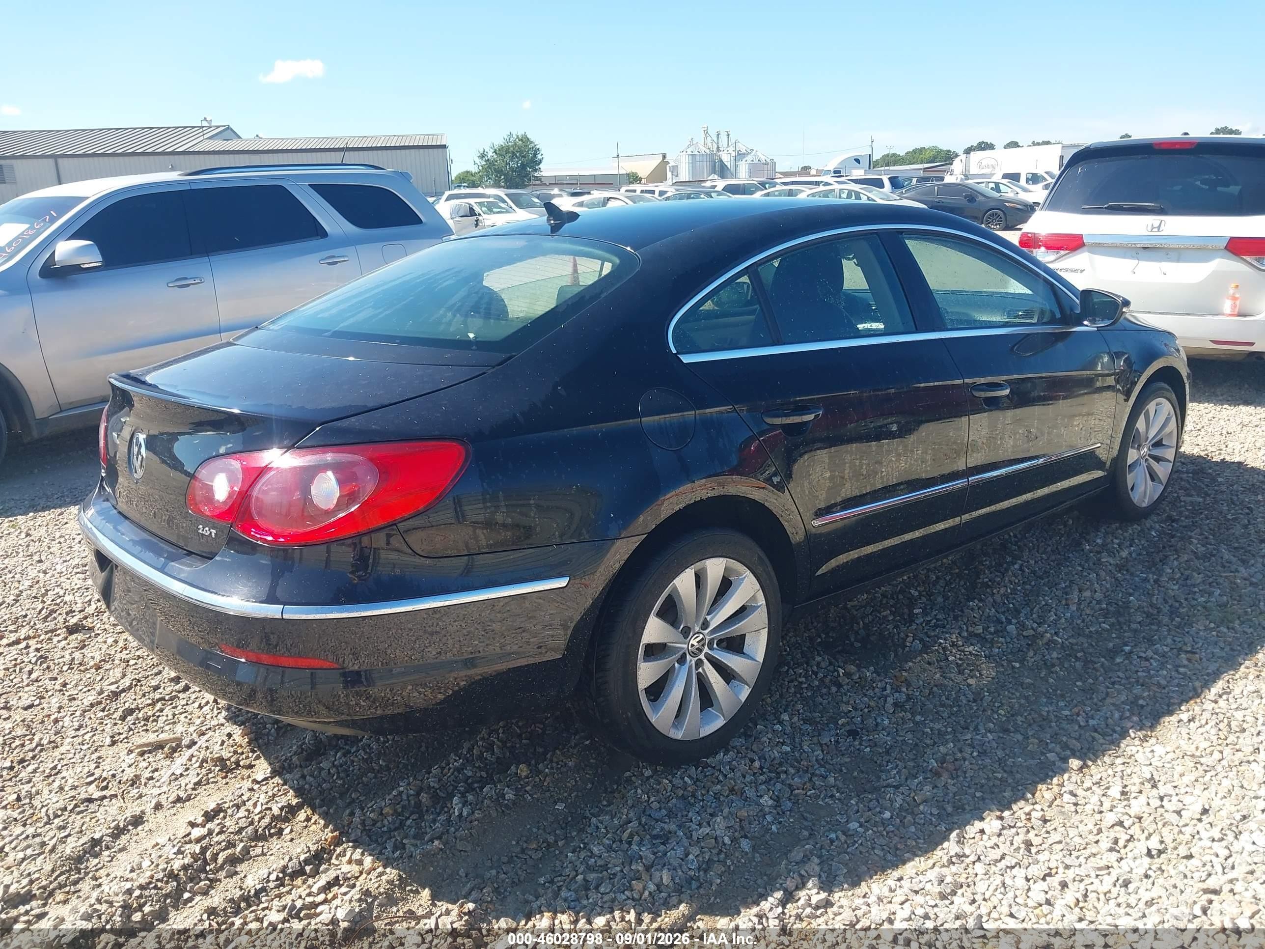 2010 Volkswagen Cc Sport Черный vin: WVWML7AN8AE512217
