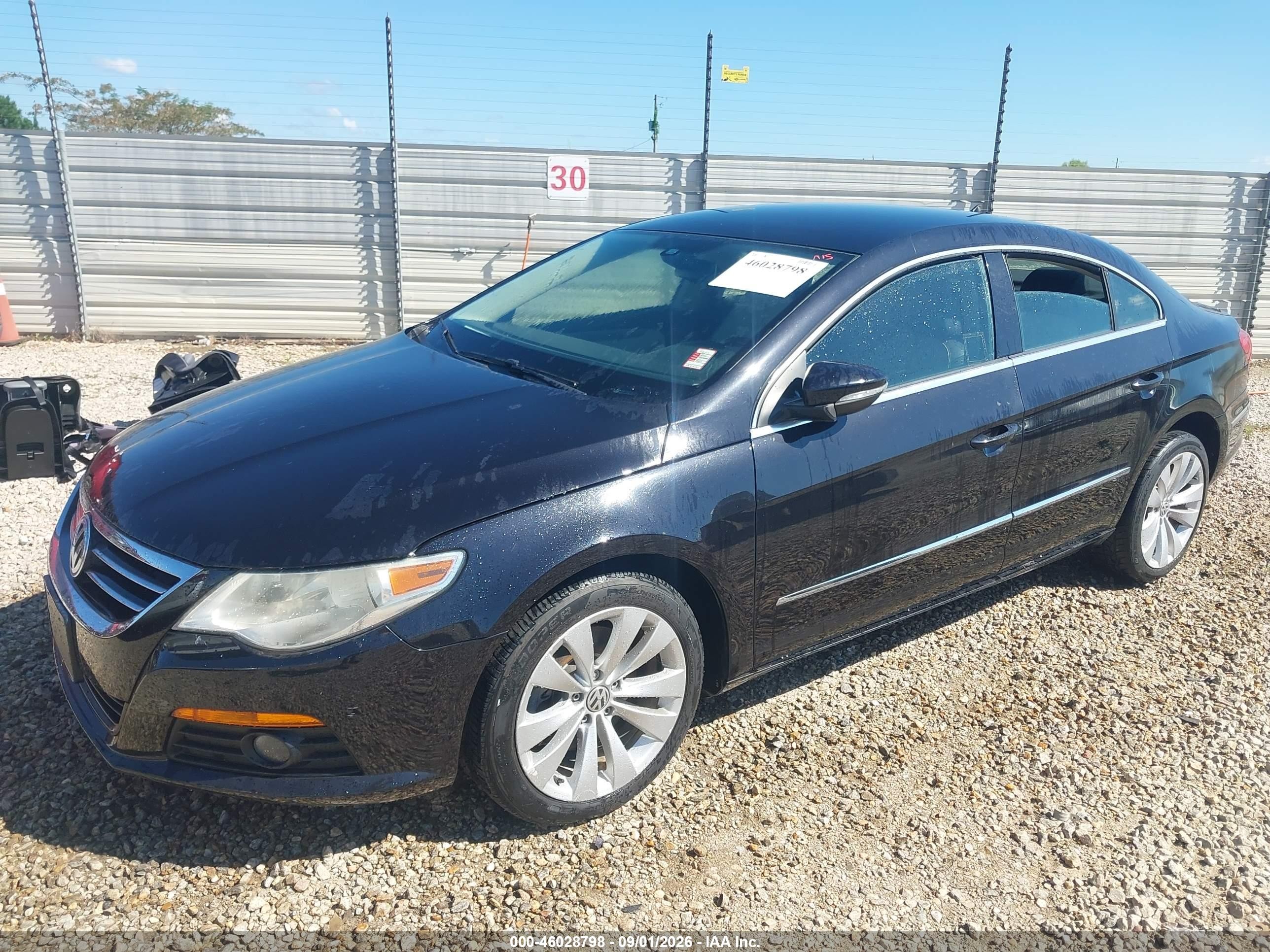 2010 Volkswagen Cc Sport Черный vin: WVWML7AN8AE512217