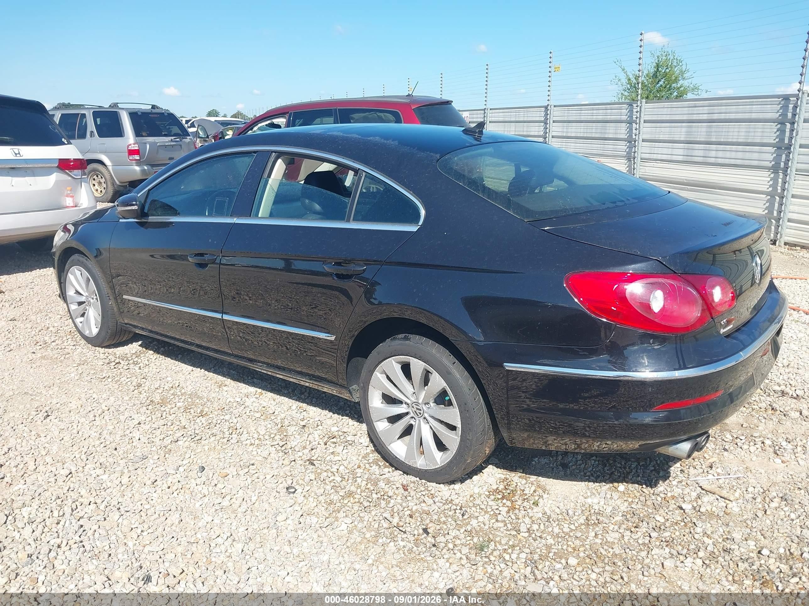 2010 Volkswagen Cc Sport Черный vin: WVWML7AN8AE512217
