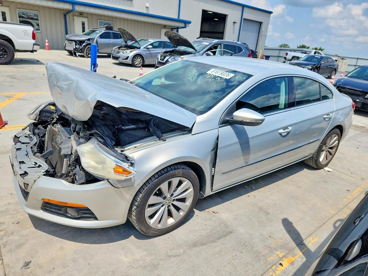 2010 Volkswagen Cc Sport Silver vin: WVWML7AN9AE520004