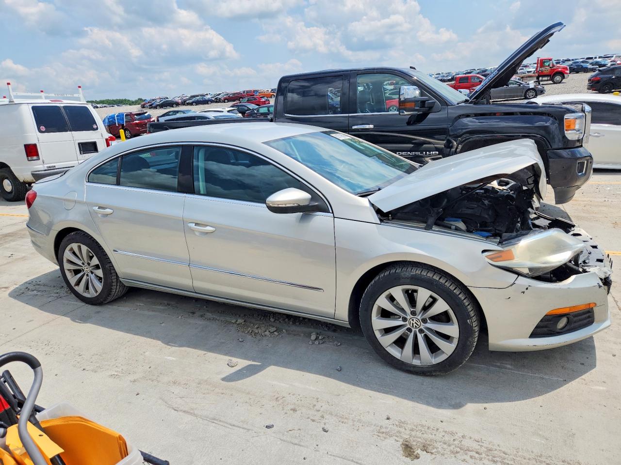 2010 Volkswagen Cc Sport Silver vin: WVWML7AN9AE520004