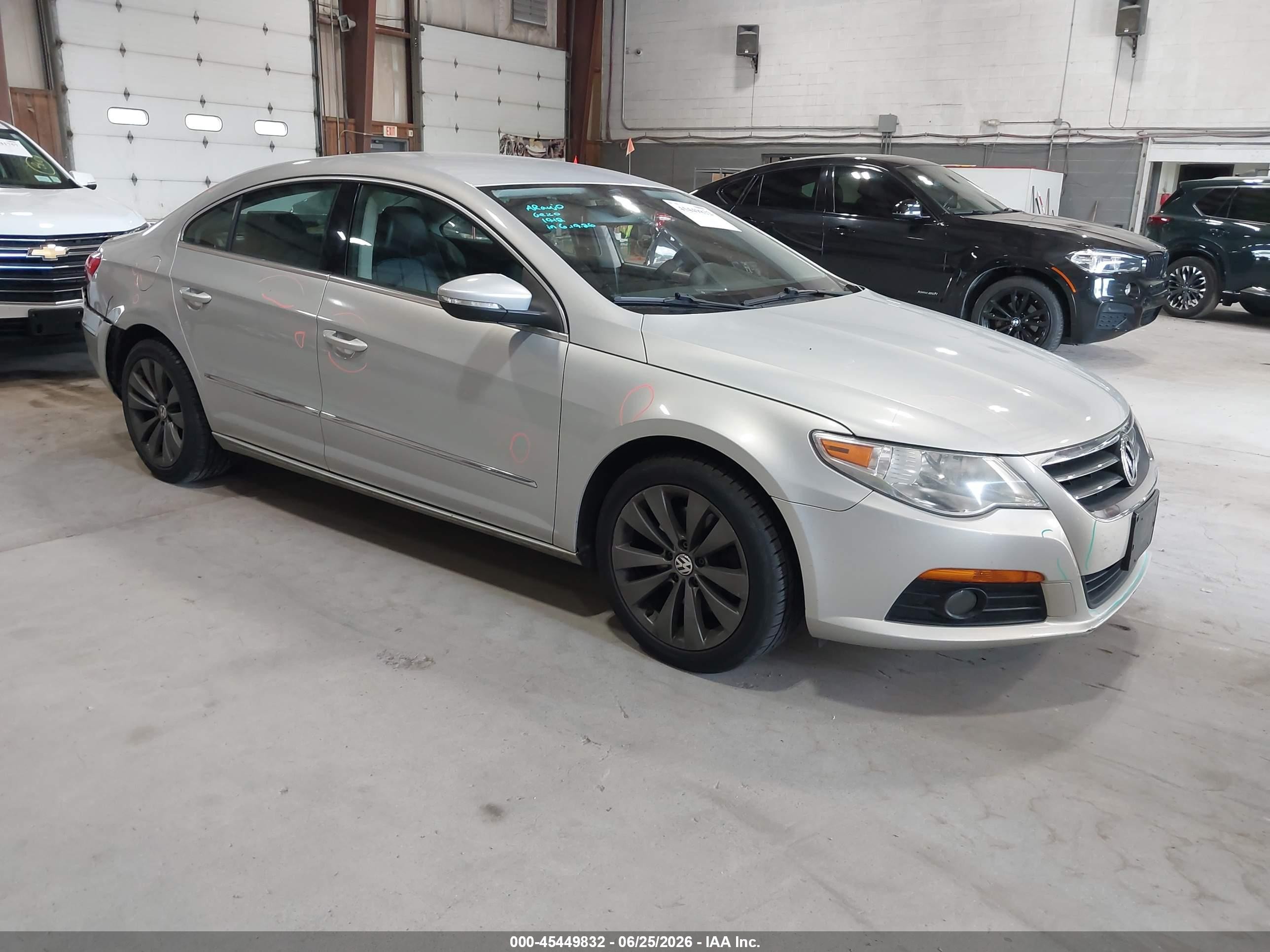 2009 Volkswagen Cc Sport Gray vin: WVWML93C19E542338