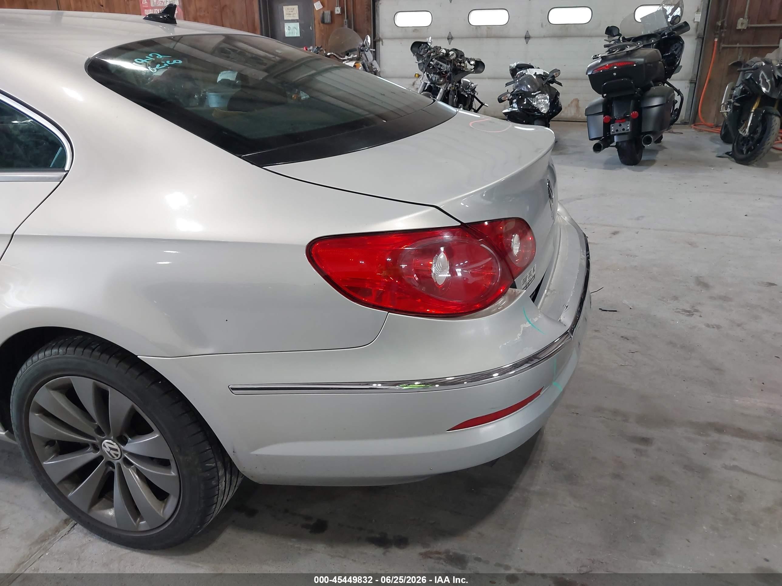 2009 Volkswagen Cc Sport Gray vin: WVWML93C19E542338