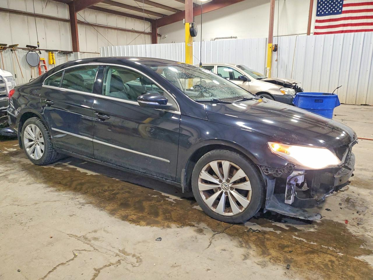 2010 Volkswagen Cc Sport Blue vin: WVWML9AN7AE511619