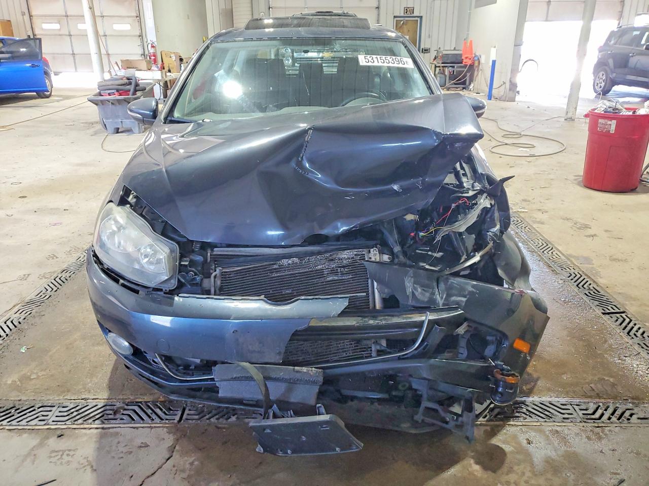 2012 Volkswagen Golf Blue vin: WVWMM7AJ0CW183052