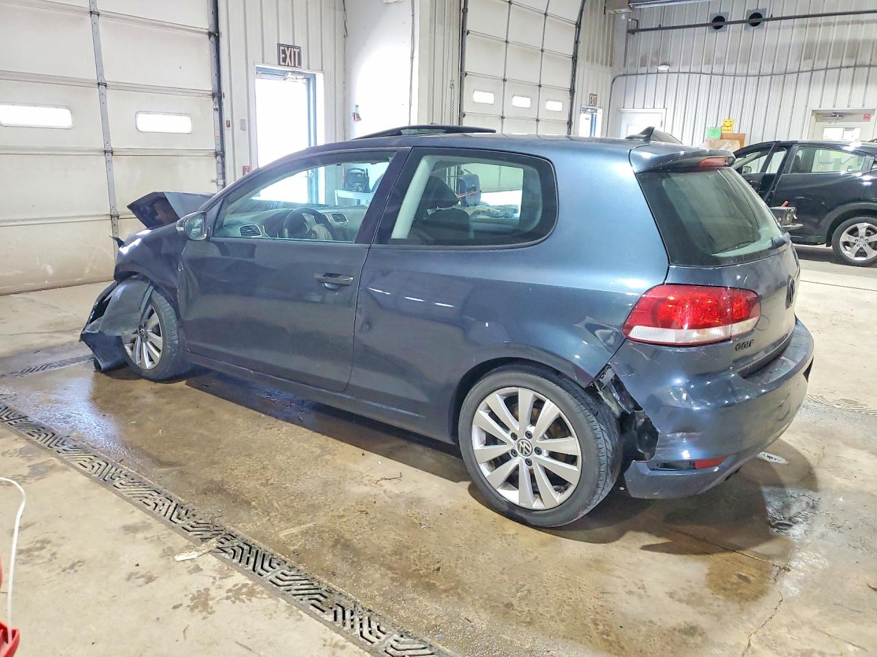 2012 Volkswagen Golf Blue vin: WVWMM7AJ0CW183052