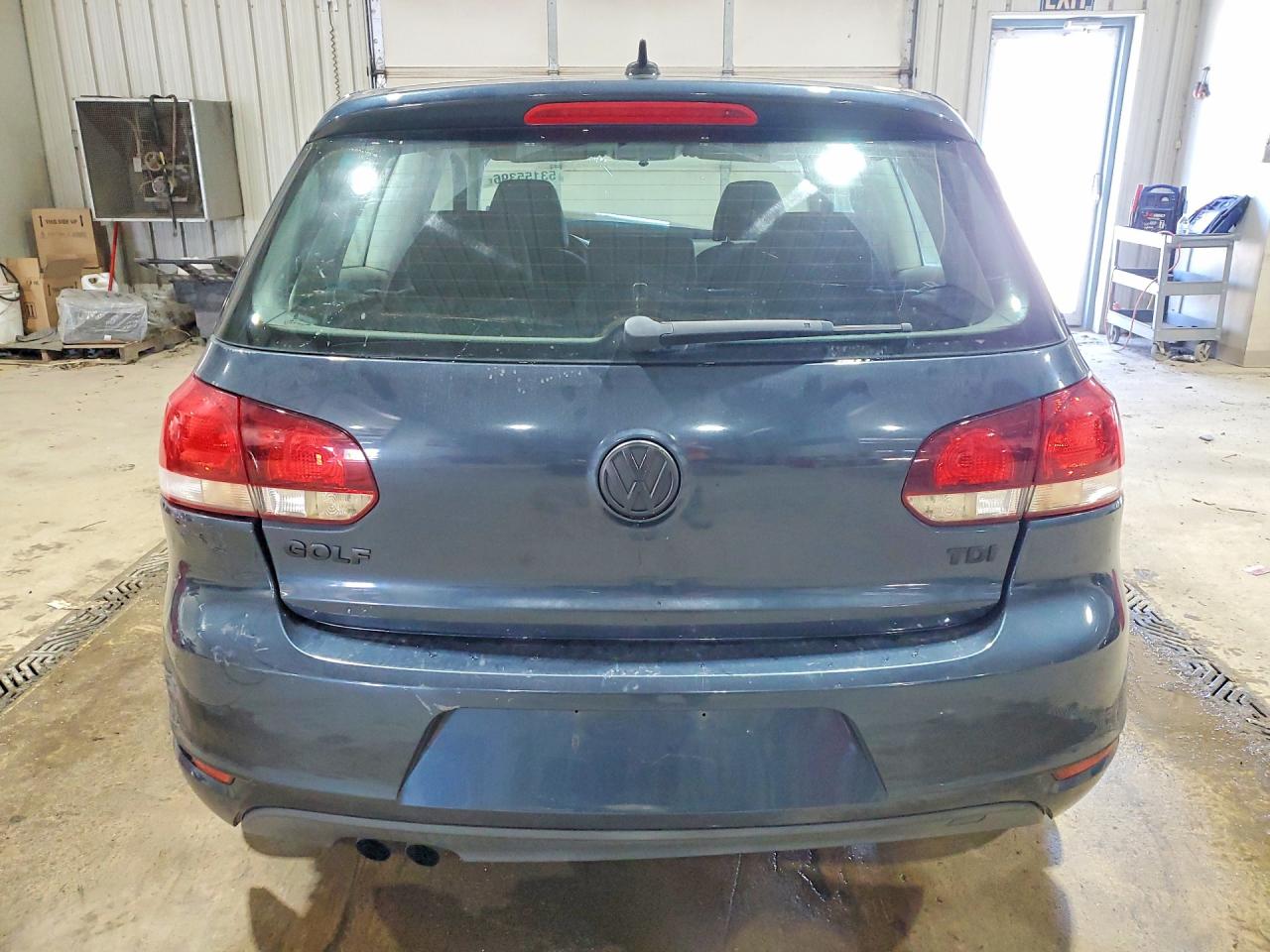 2012 Volkswagen Golf Blue vin: WVWMM7AJ0CW183052