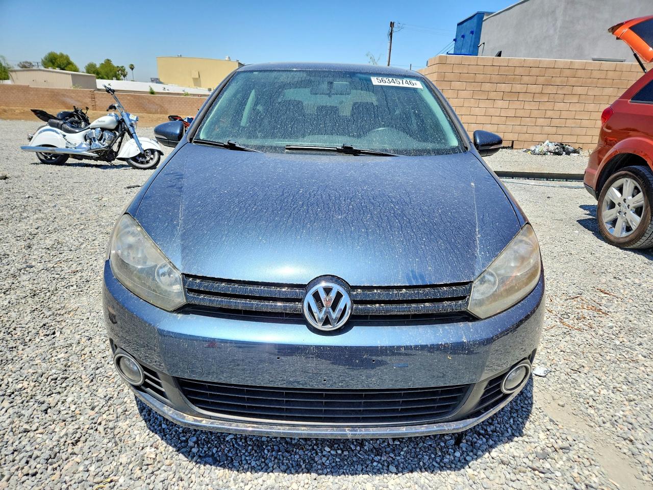 2011 Volkswagen Golf 2d Tdi Синий vin: WVWMM7AJ4BW117523