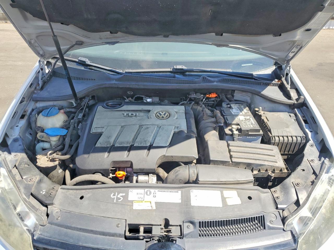 2012 Volkswagen Golf Silver vin: WVWMM7AJ5CW292249