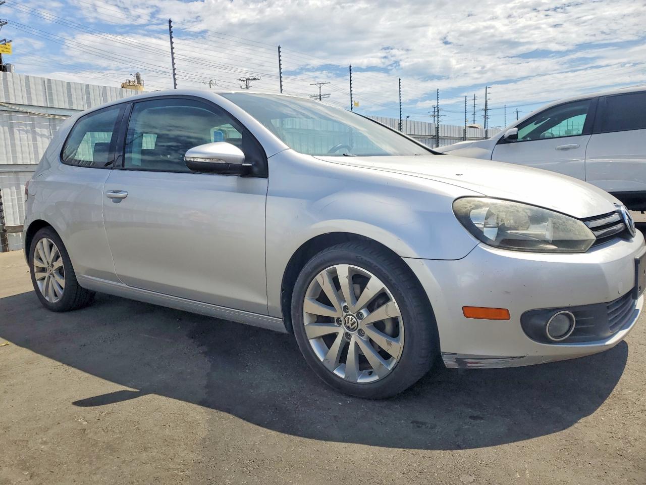 2012 Volkswagen Golf Silver vin: WVWMM7AJ5CW292249