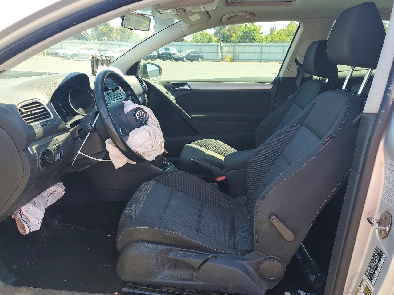 2013 Volkswagen Golf Silver vin: WVWMM7AJ5DW122409