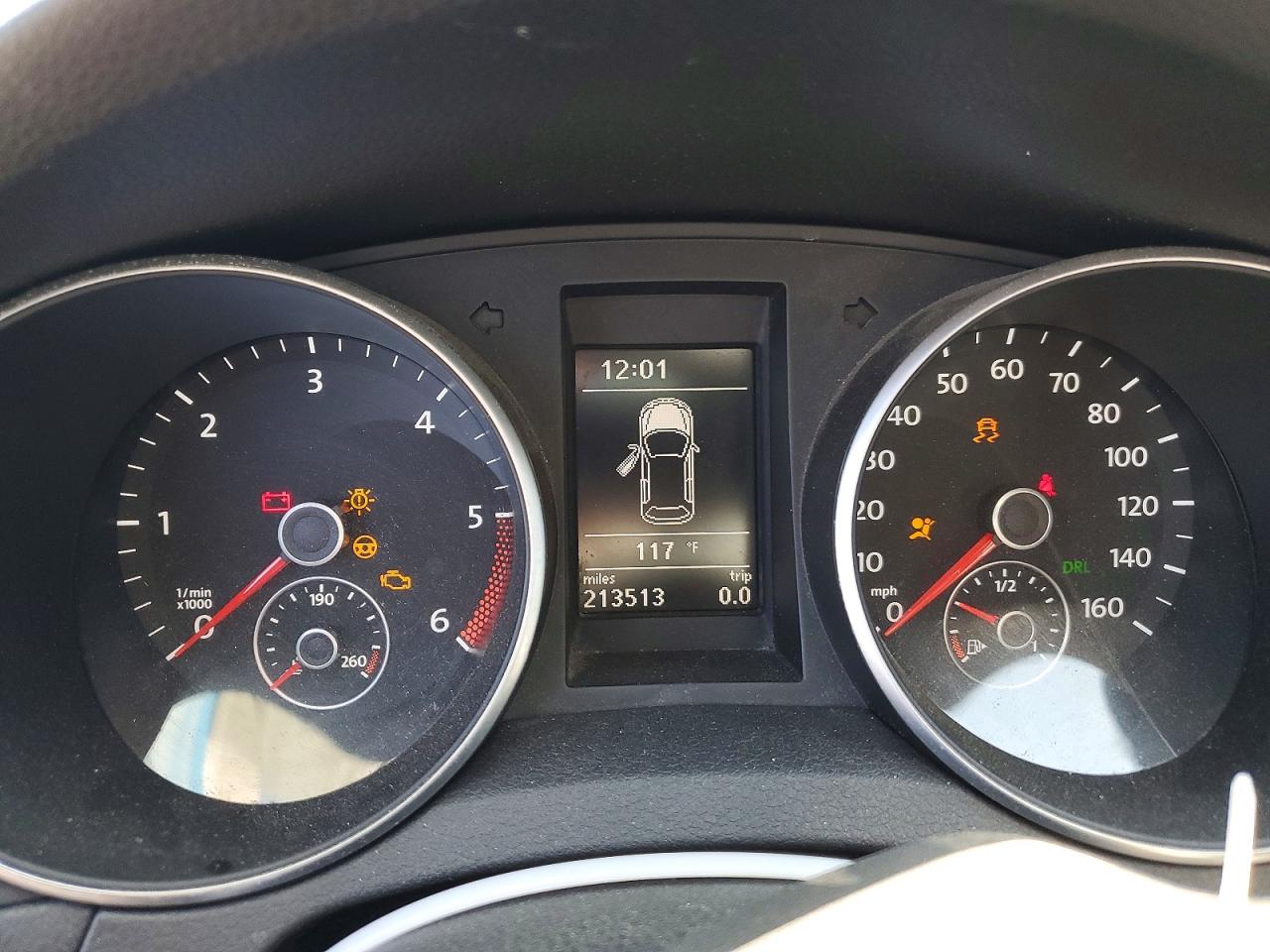 2012 Volkswagen Golf Black vin: WVWMM7AJ6CW037996