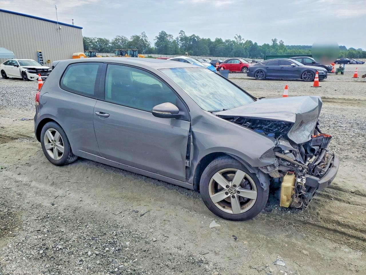 2012 Volkswagen Golf Gray vin: WVWMM7AJ8CW037661