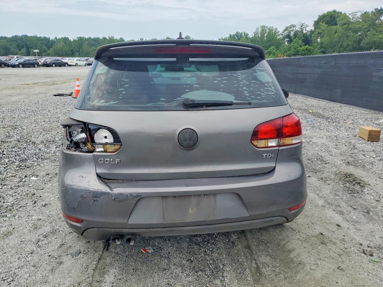 2012 Volkswagen Golf Gray vin: WVWMM7AJ8CW037661