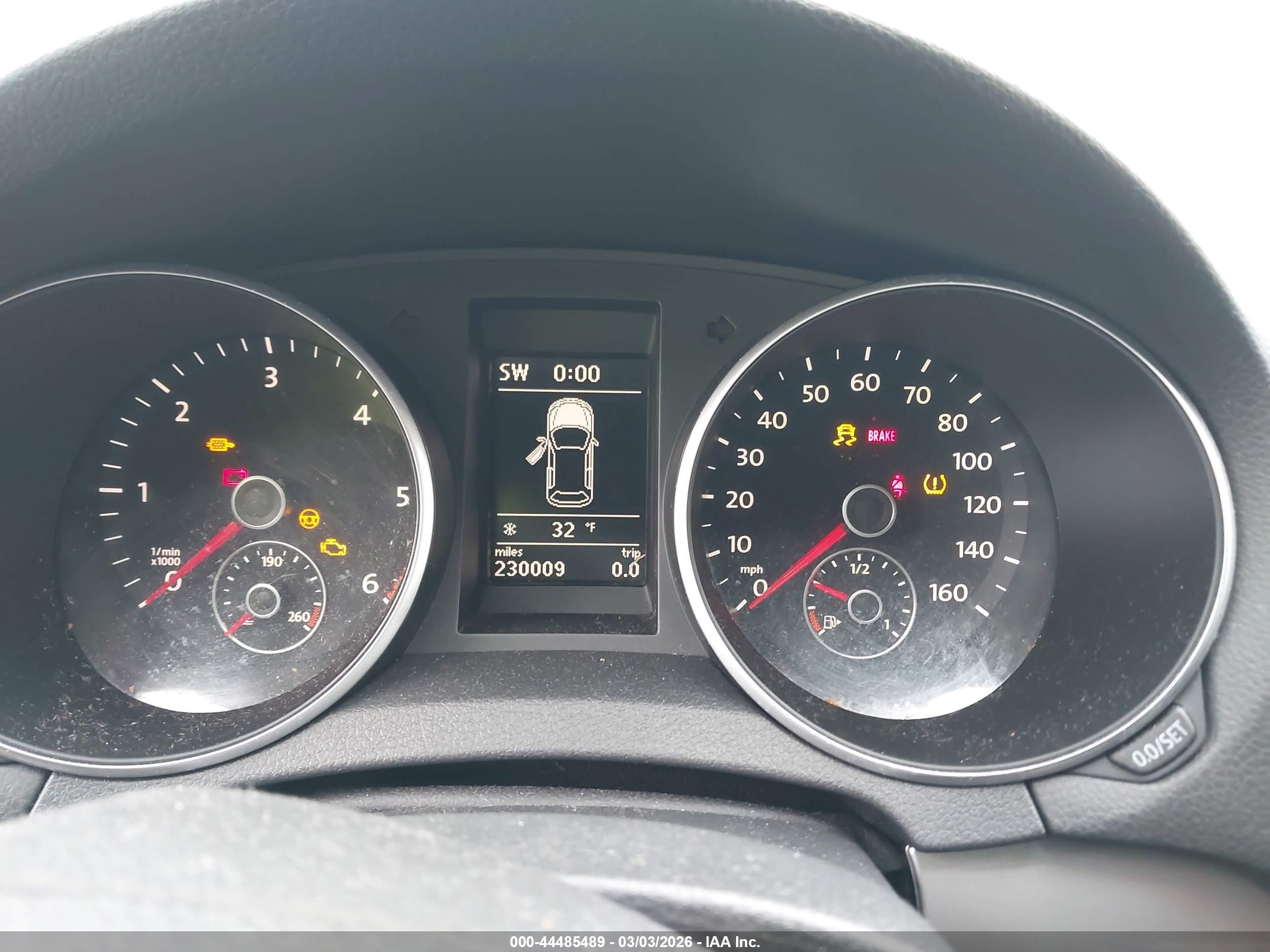 2010 Volkswagen Golf Tdi Черный vin: WVWMM7AJ9AW427035
