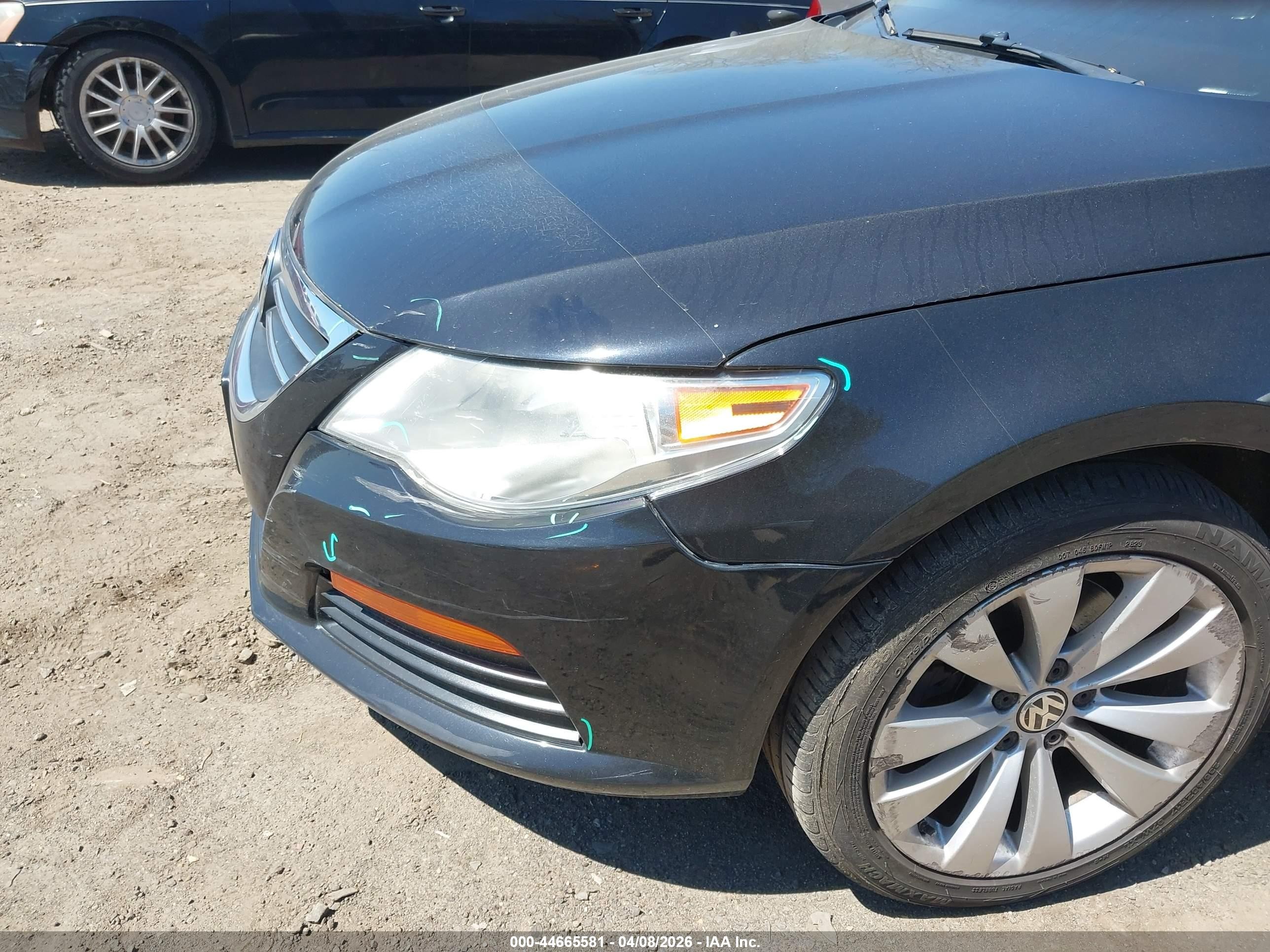 2012 Volkswagen Cc Sport Черный vin: WVWMN7AN0CE525668