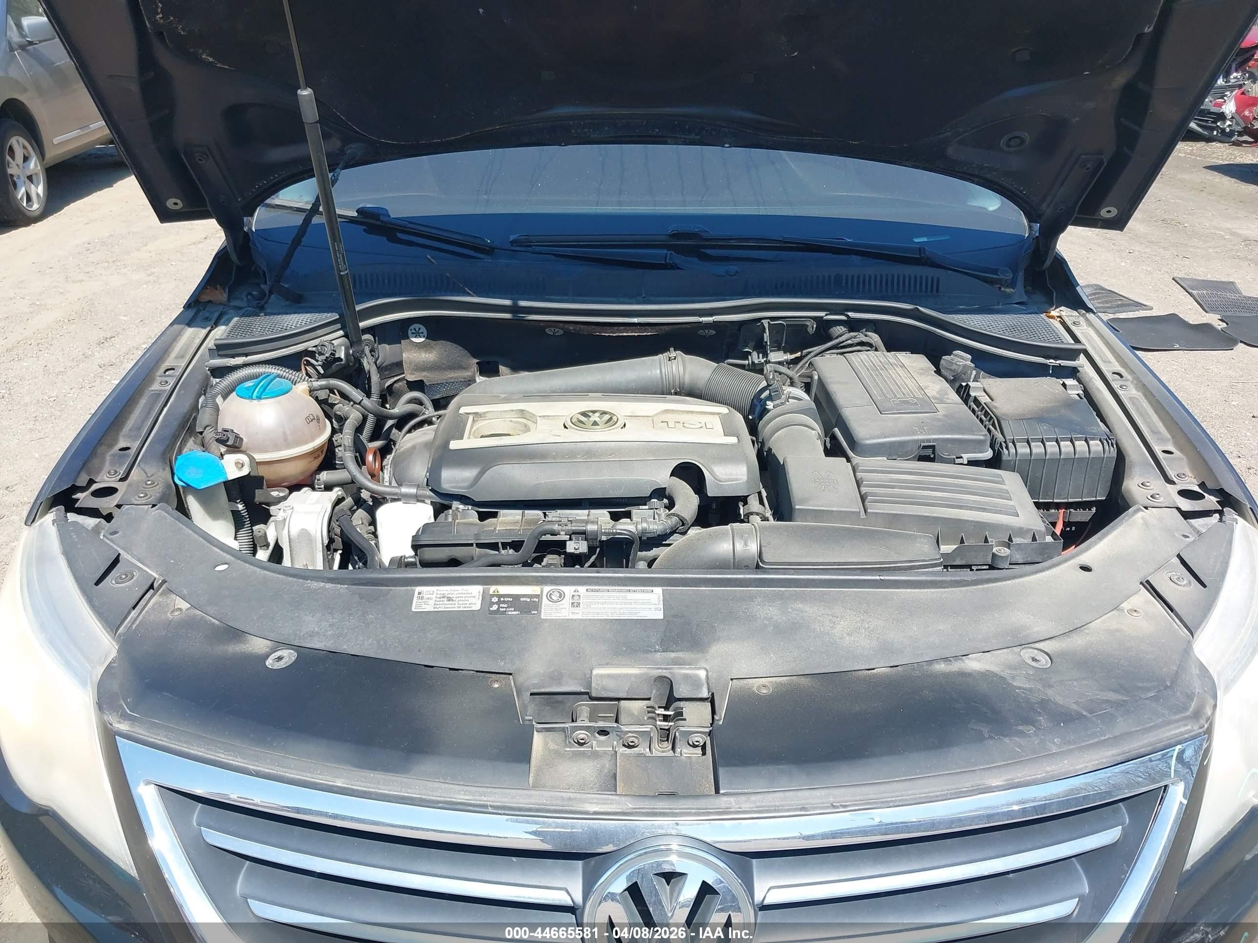 2012 Volkswagen Cc Sport Черный vin: WVWMN7AN0CE525668