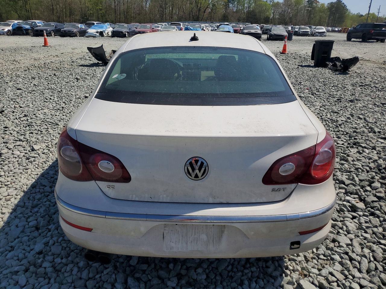 2012 Volkswagen Cc Sport White vin: WVWMN7AN1CE501055