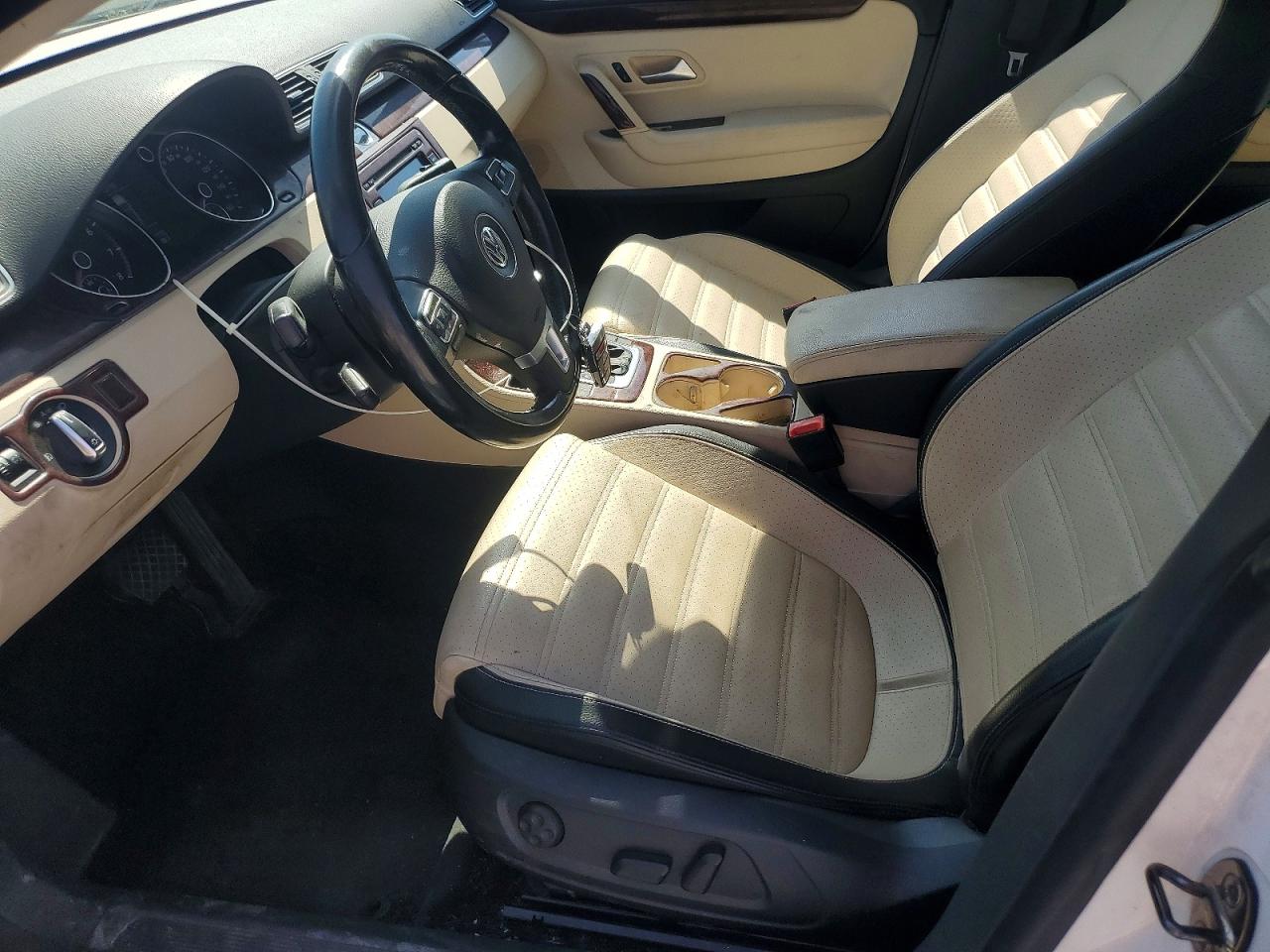 2012 Volkswagen Cc Sport White vin: WVWMN7AN1CE501055